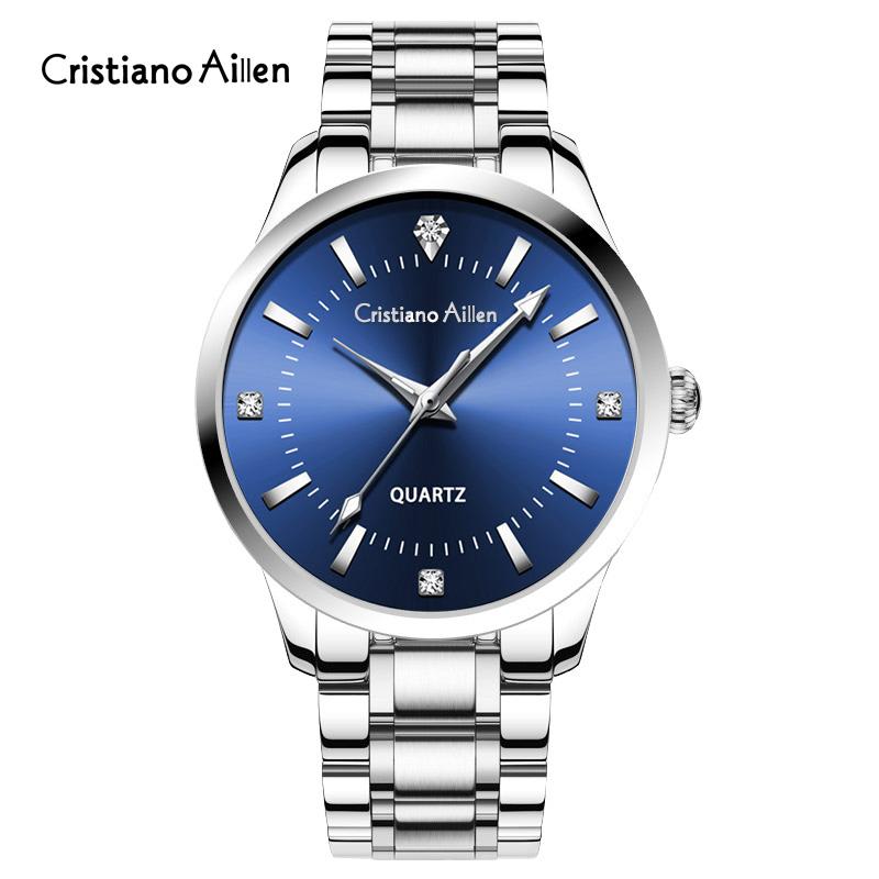 Jam Tangan  Pria Cristiano Aillen CA 0842G Quartz Stainles Steel