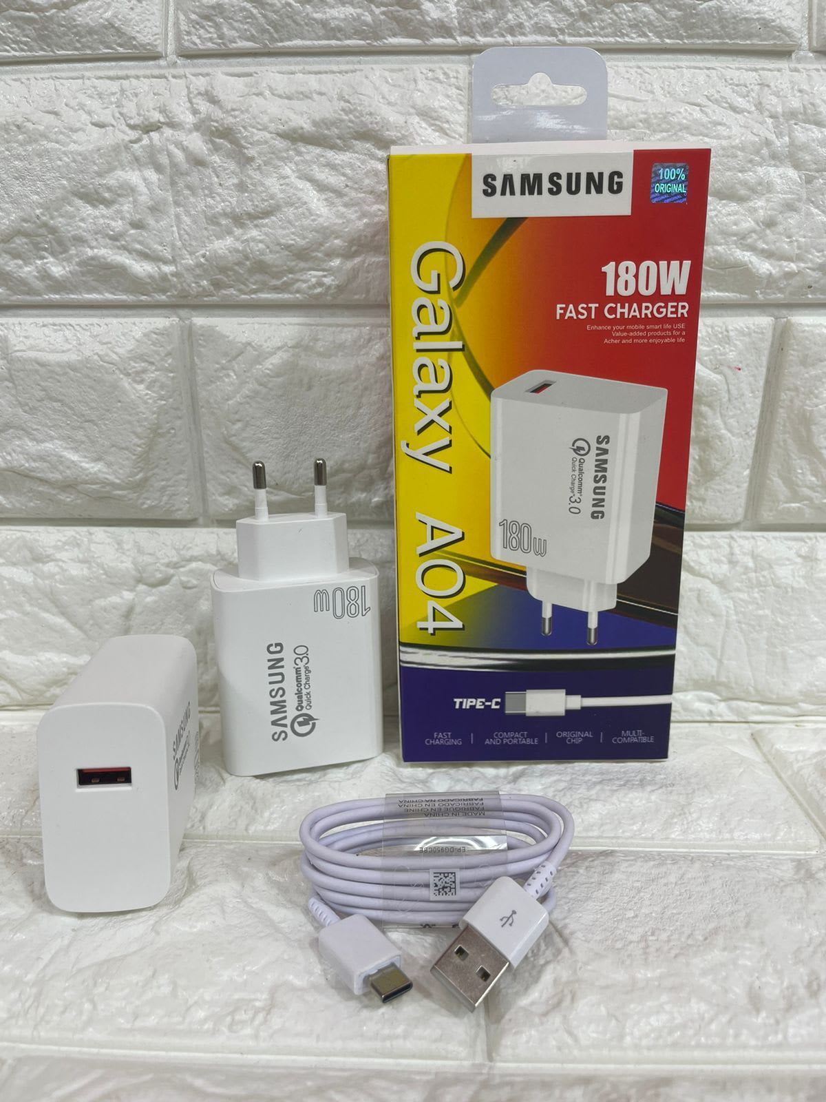 CHARGER SAMSUNG GALAXY A04 180W