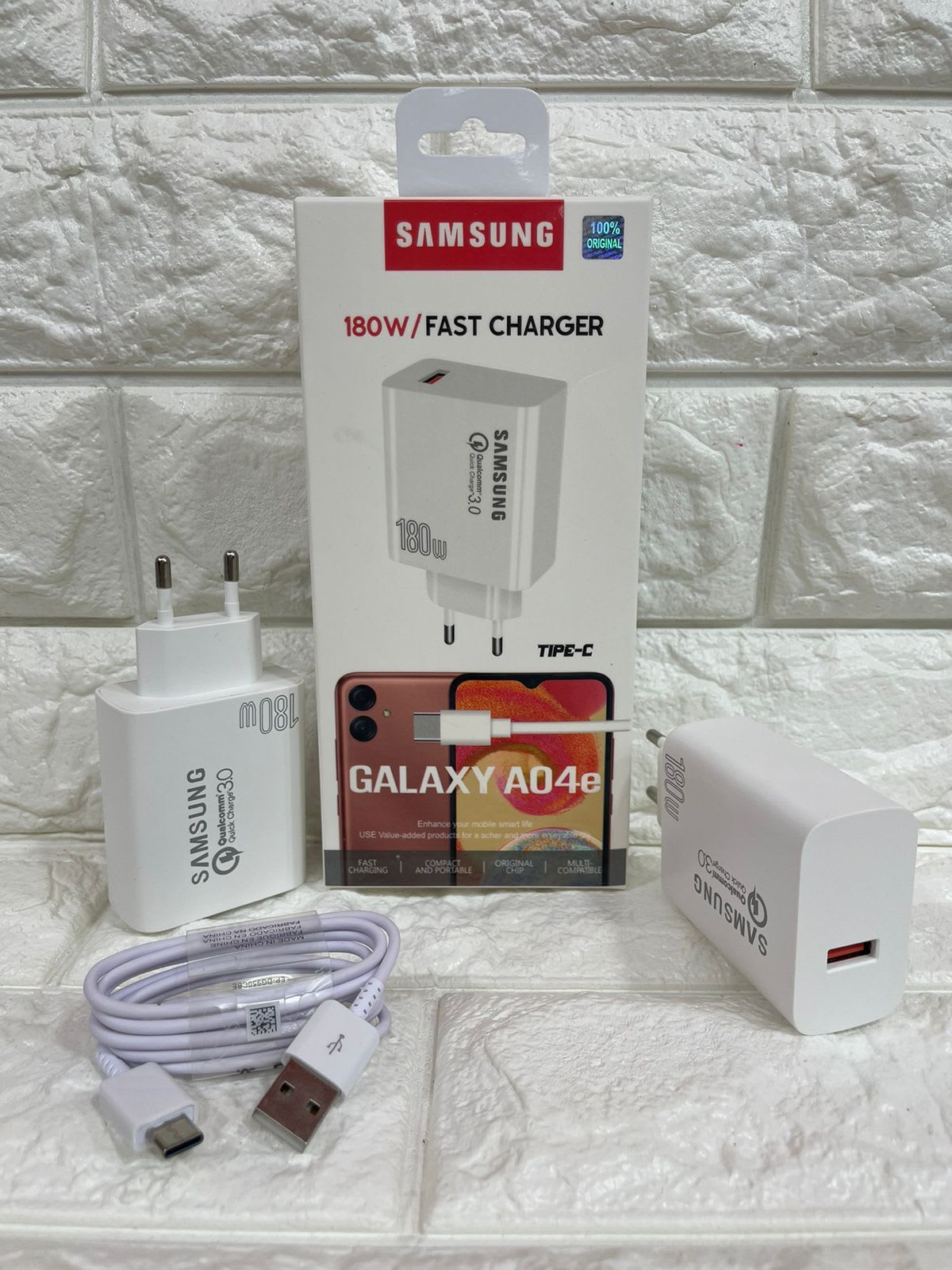 CHARGER SAMSUNG GALAXY A04E 180W