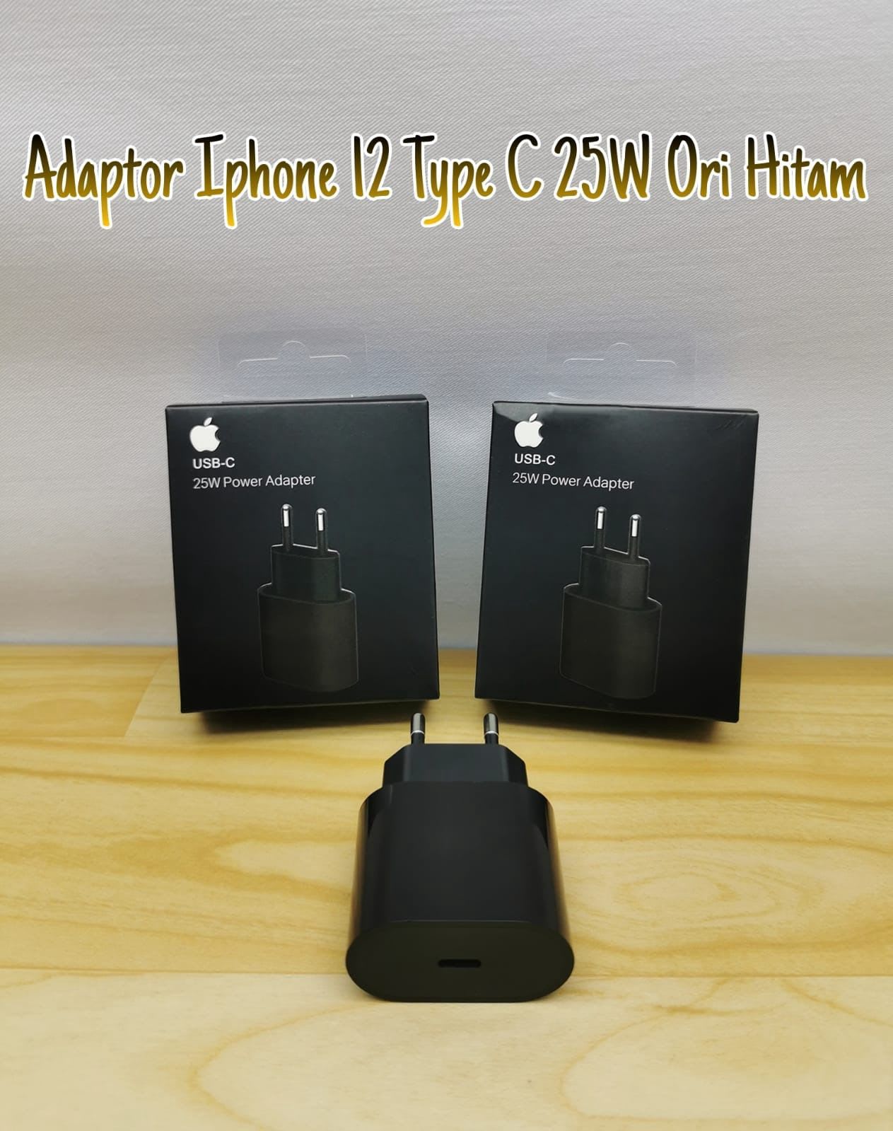 BATOK IPHONE 12 TYPE C 25W FULL BLACK