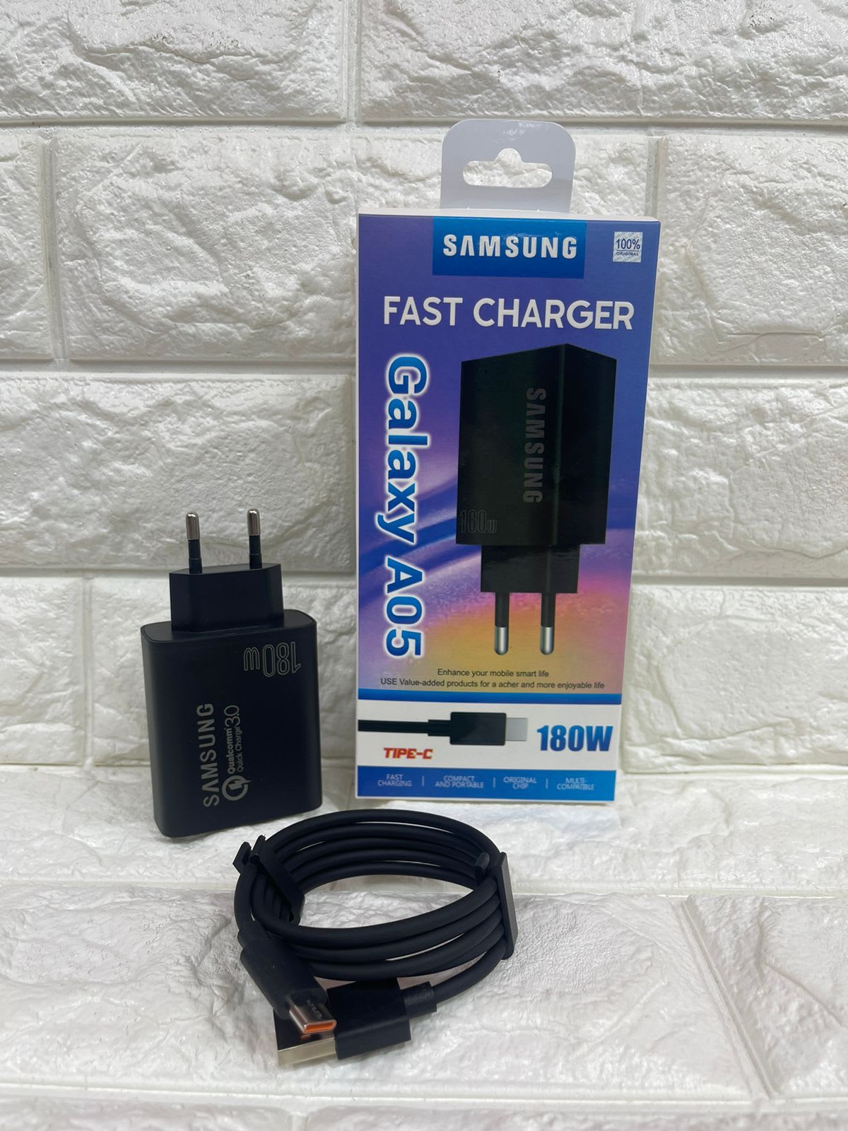 CHARGER SAMSUNG A05 180W FULL BLACK