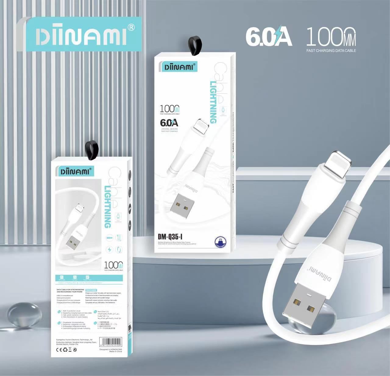 KABEL DATA DIINAMI Q35 6A FAST CHARGING