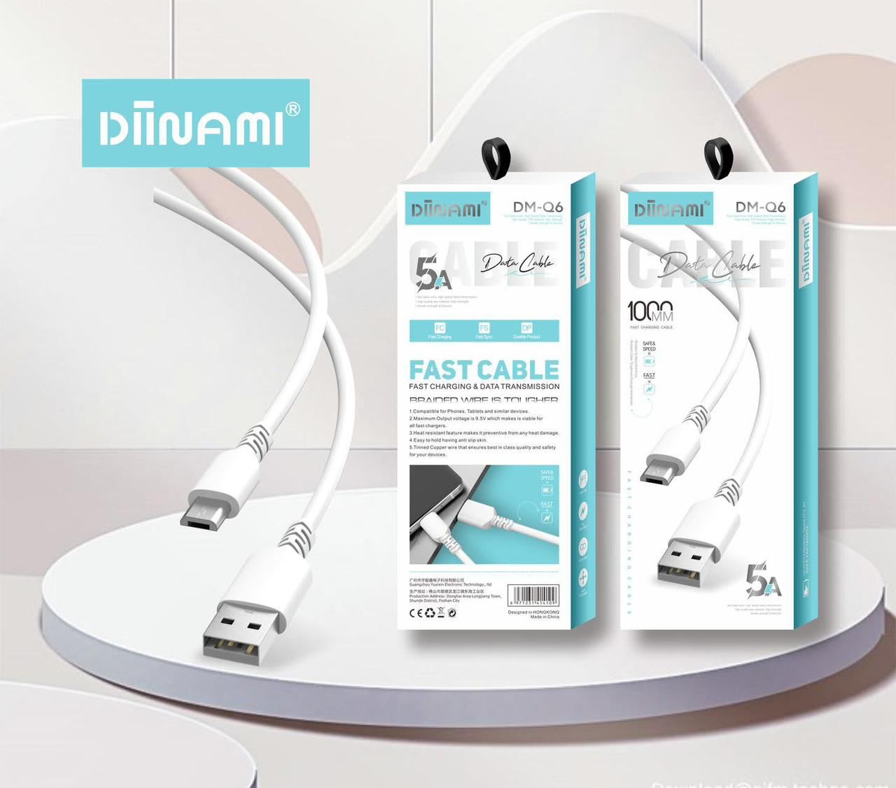 KABEL DATA DIINAMI Q6 5A FAST CHARGING