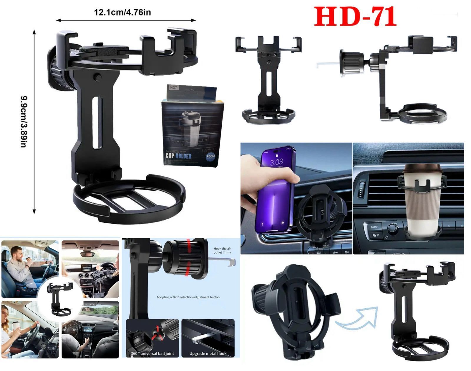 HOLDER MOBIL AC 2 IN 1 HD-71