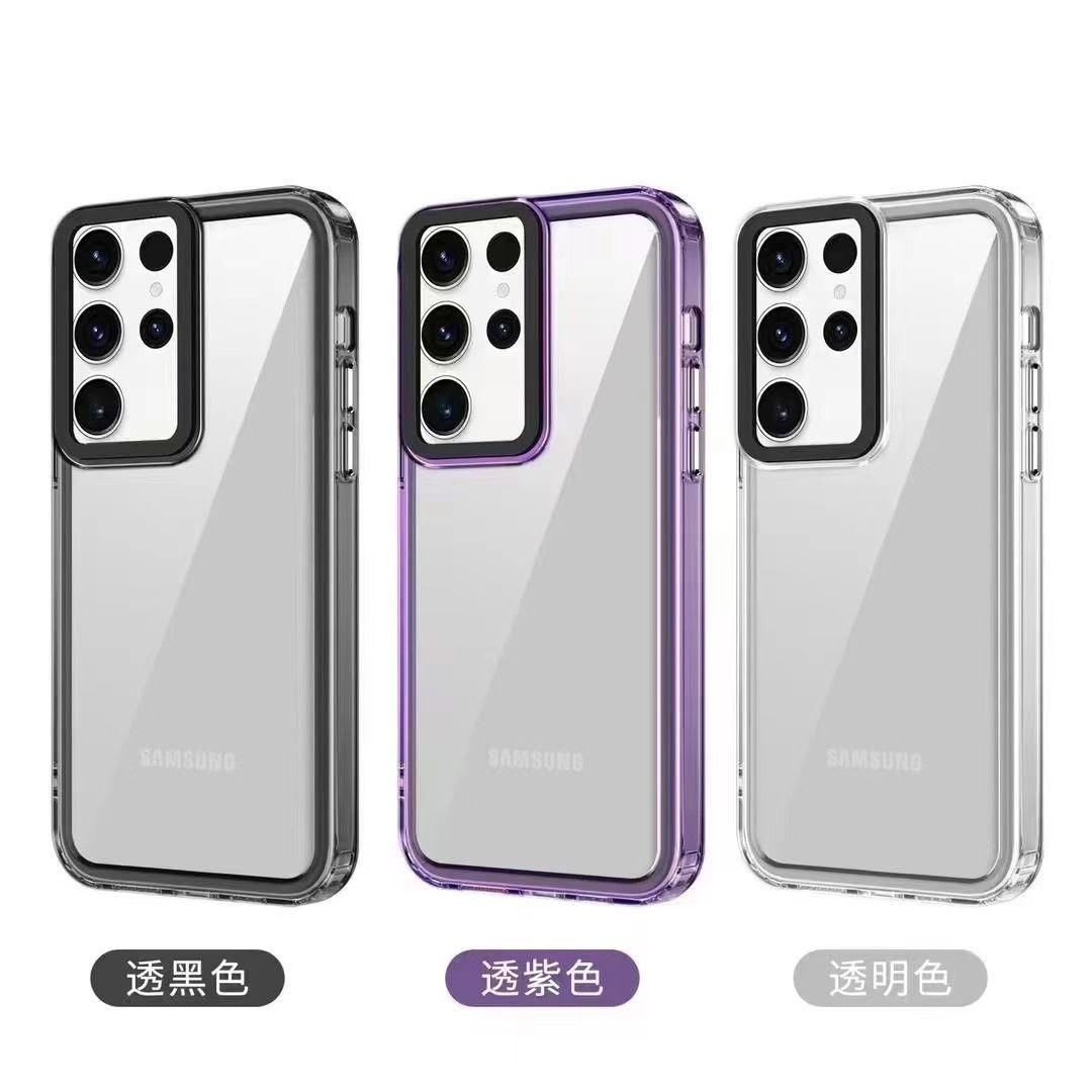 PREMIUM CLEAR CASE SPACE COLOUR HYBRID