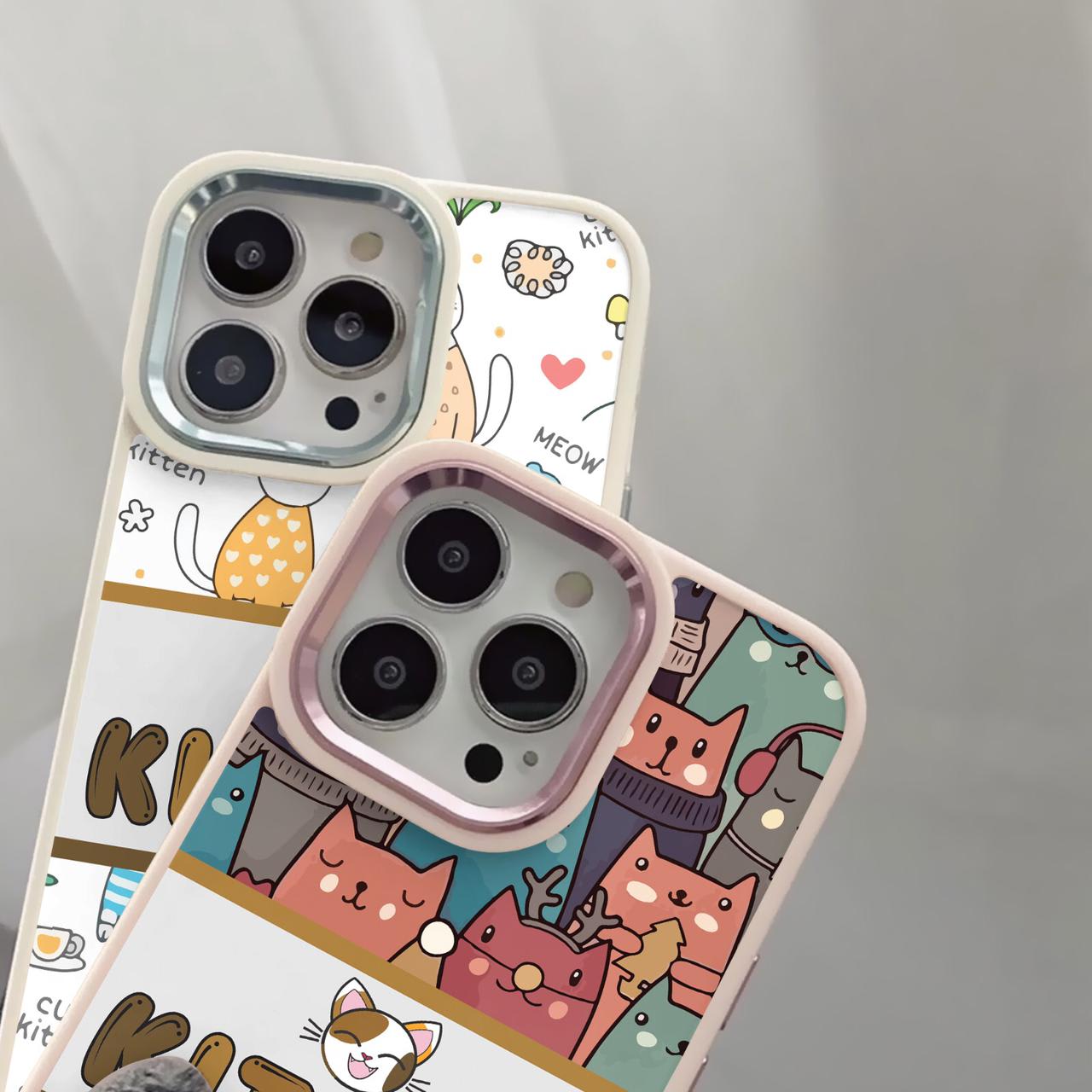 TPU PREMIUM LIST CHROME CAMERA KITTEN KAWAI