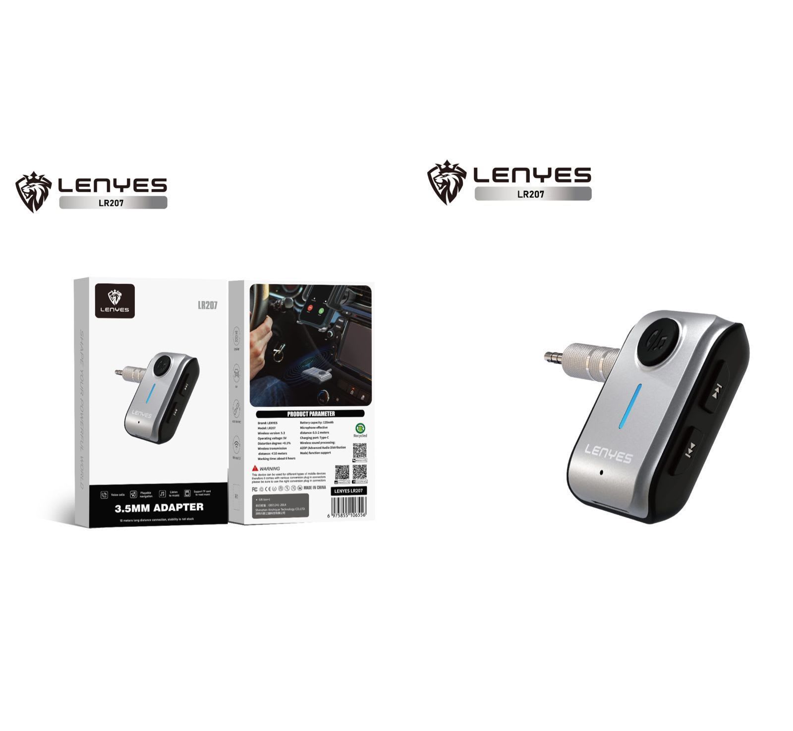 BLUETOOTH RECEIVER LENYES LR207