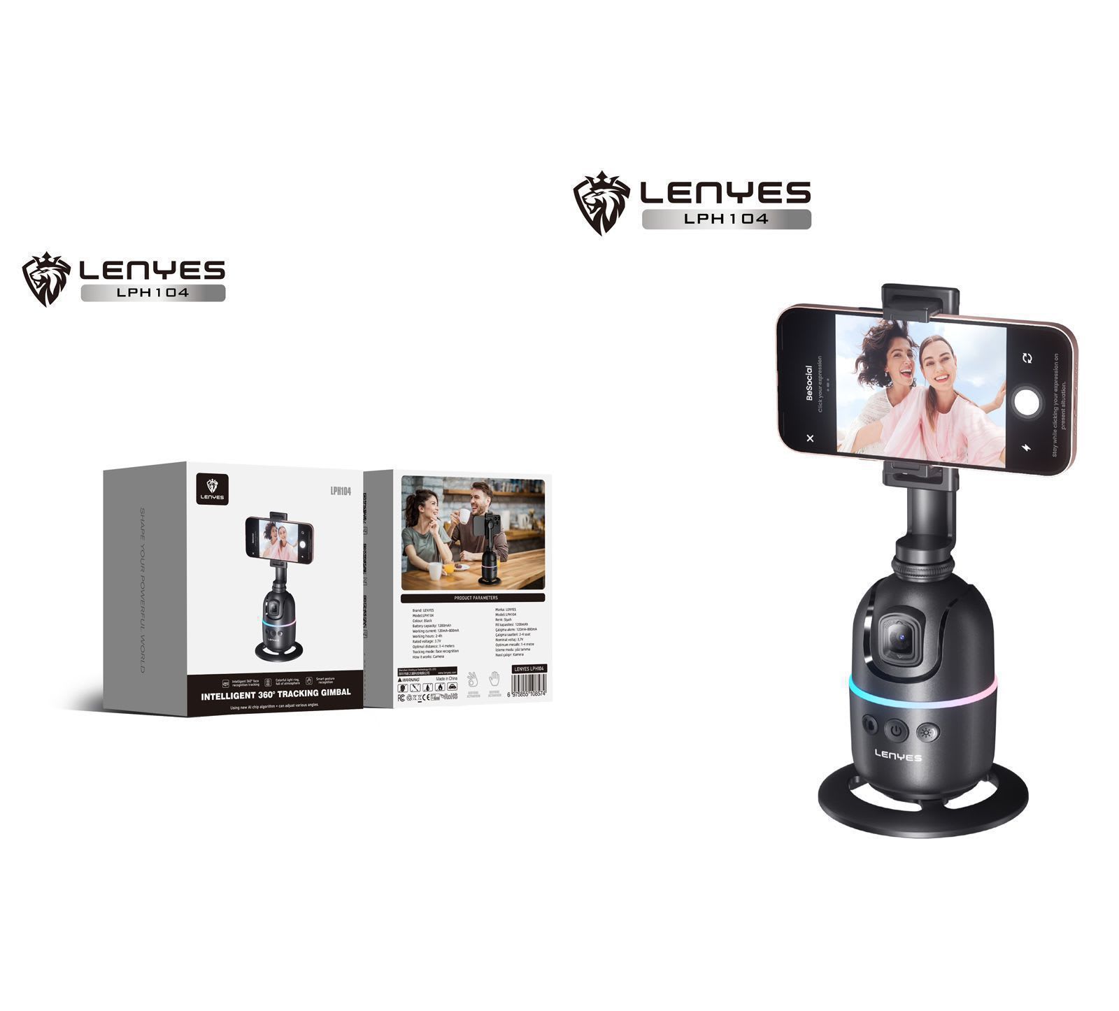 TRIPOD FACE TRACKER LENYES LPH - 104