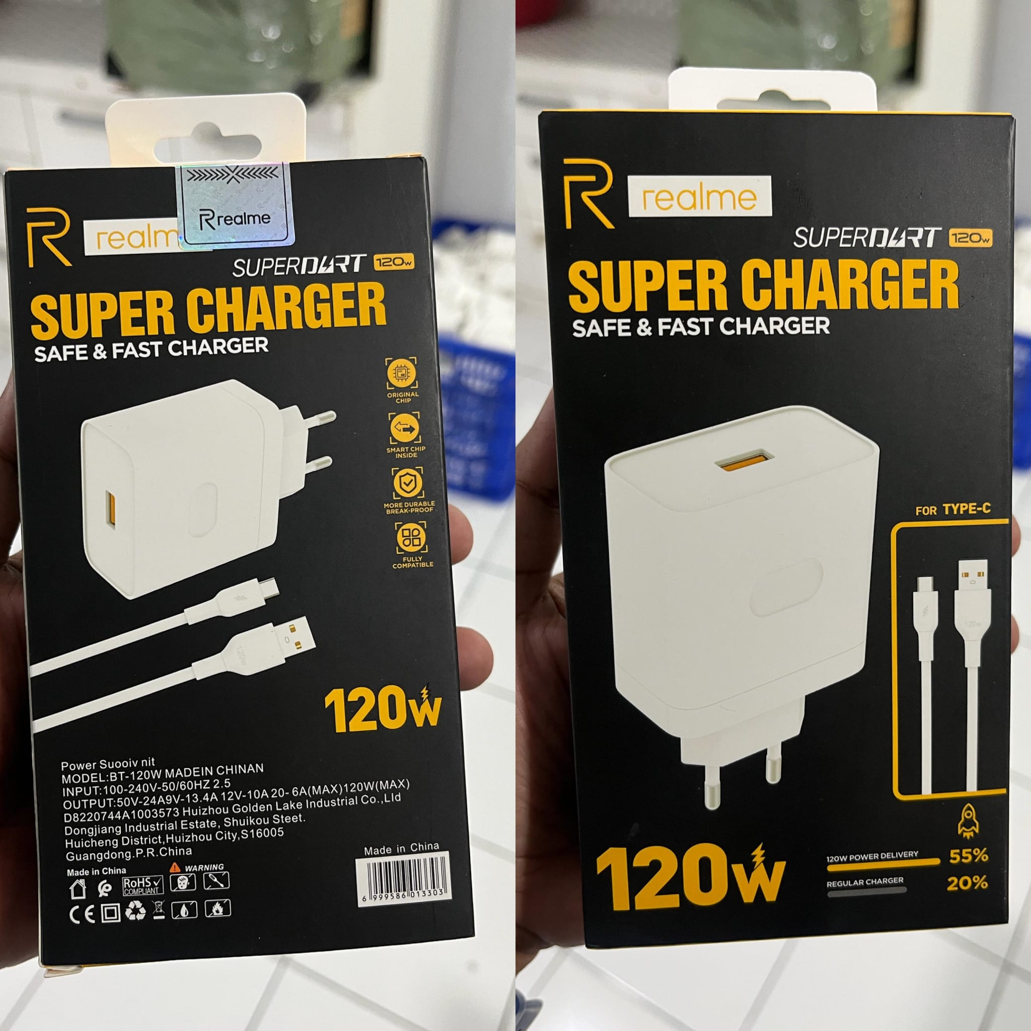 CHARGER REALME 120W SUPER CHARGER