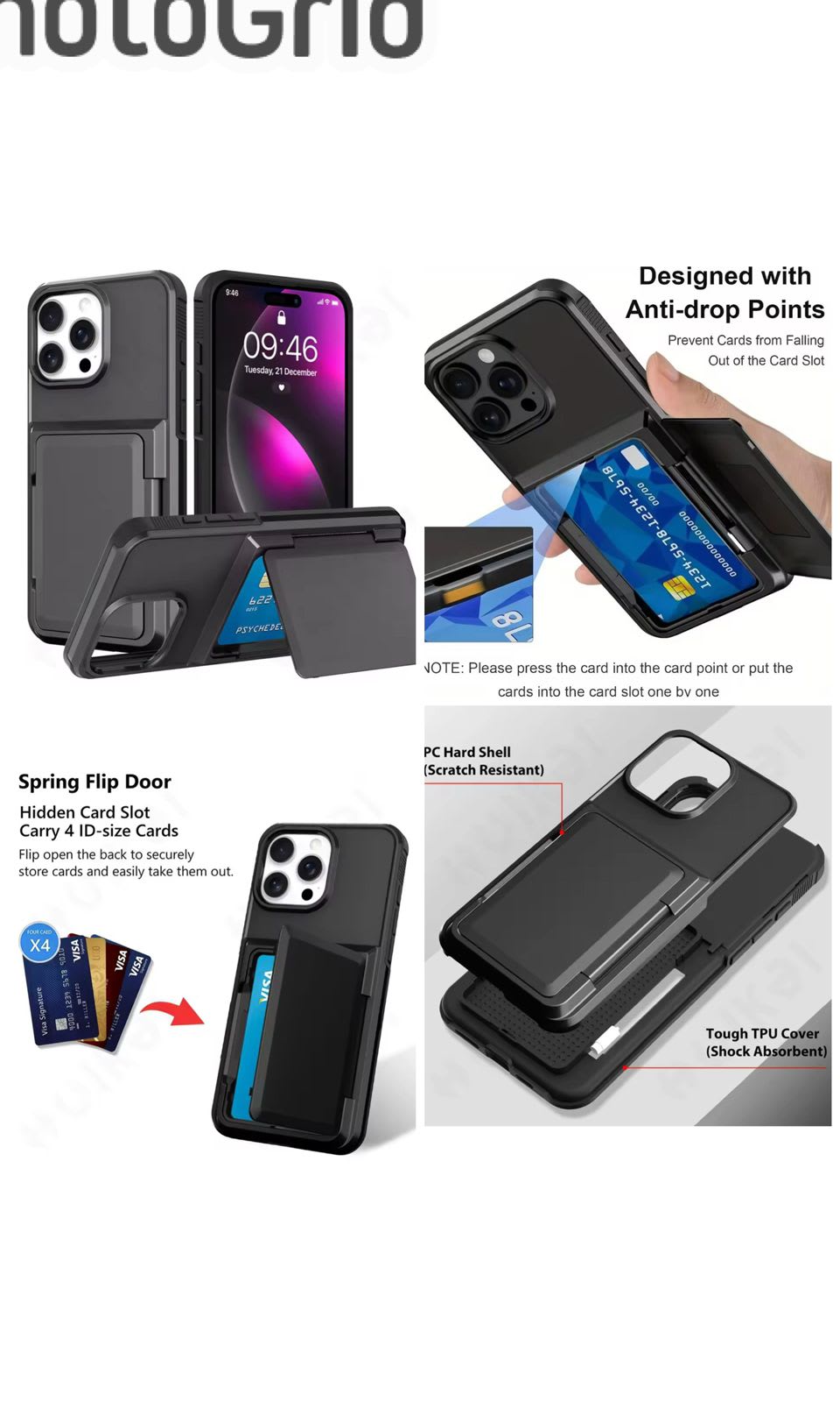 CASE VERUS BLACK ALLOY MAGIC DOOR CARD