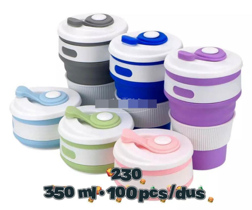 GELAS LIPAT 350 ML FREE BPA