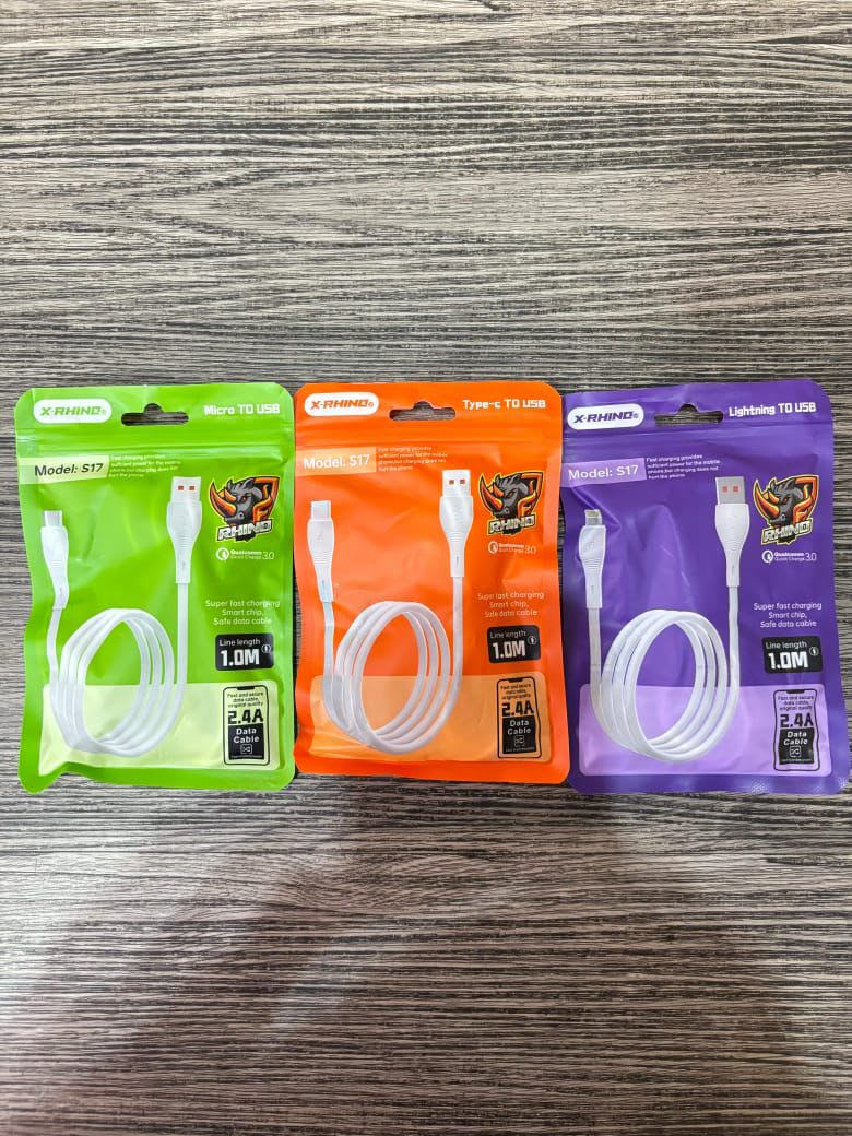 KABEL DATA X-RHINO S-17 FAST CHARGING