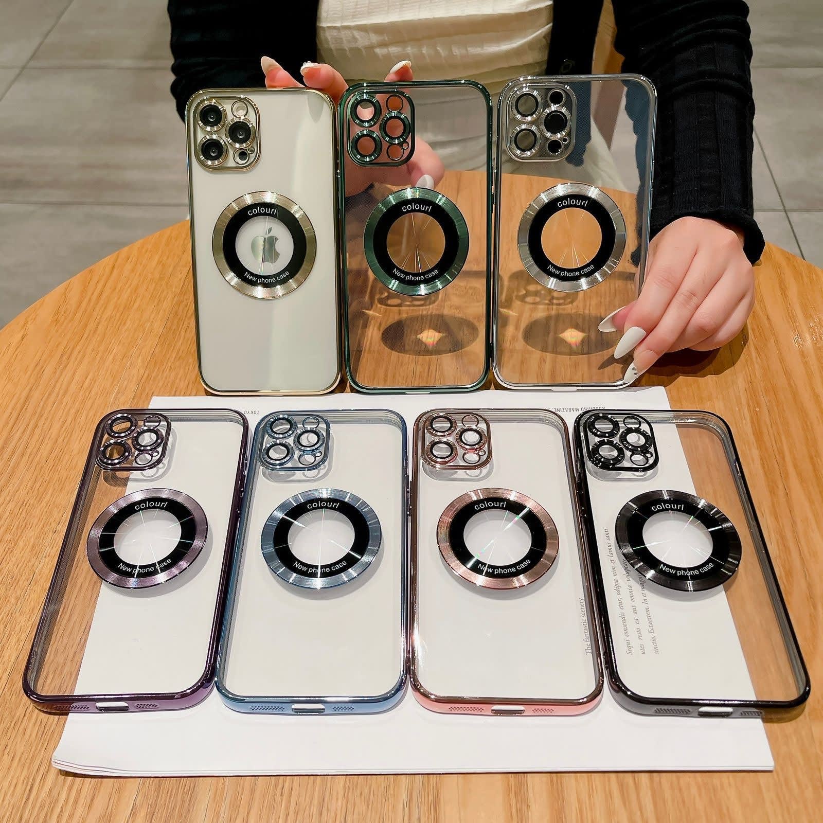 CASE LUXURY PLATING COLOUR CLEAR MAGNETIC MAGSAFE