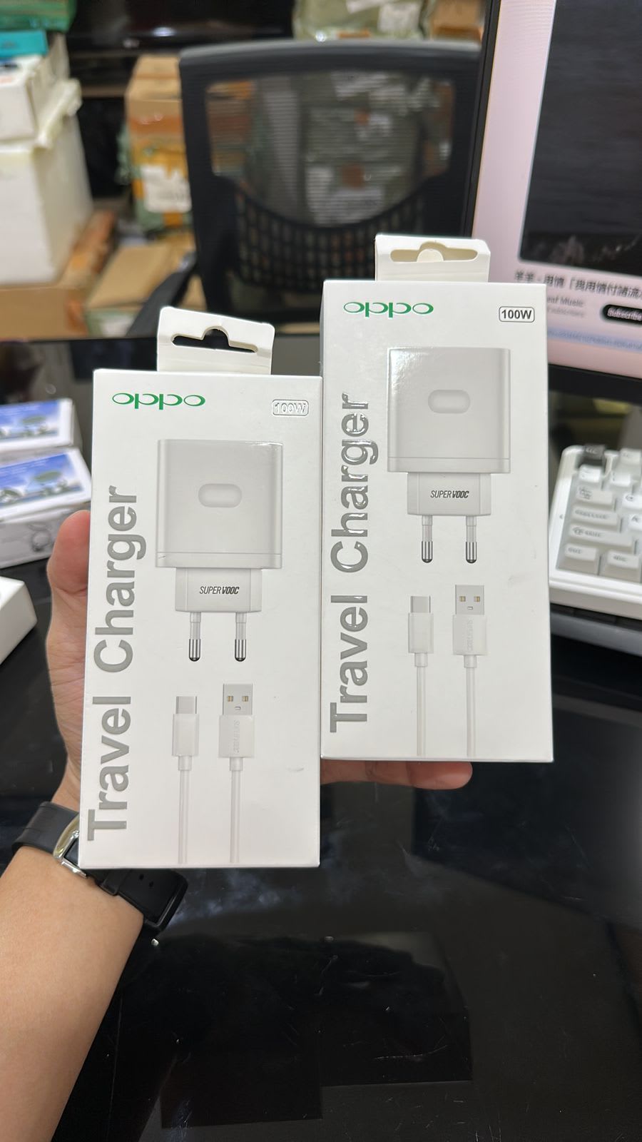 CHARGER OPPO 100W SUPER VOOC FAST CHARGING