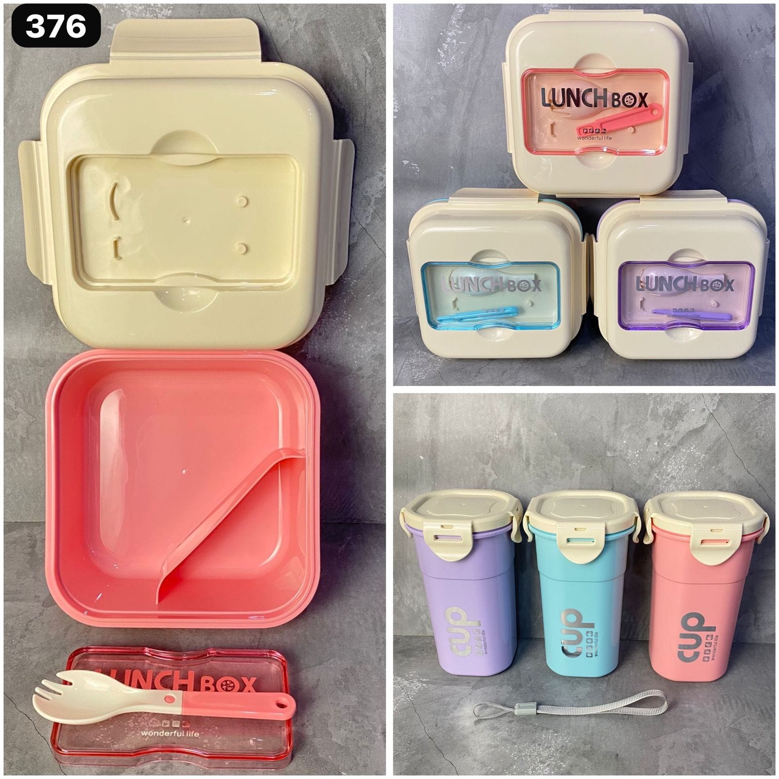 LUNCH BOX + BOTOL MINUM