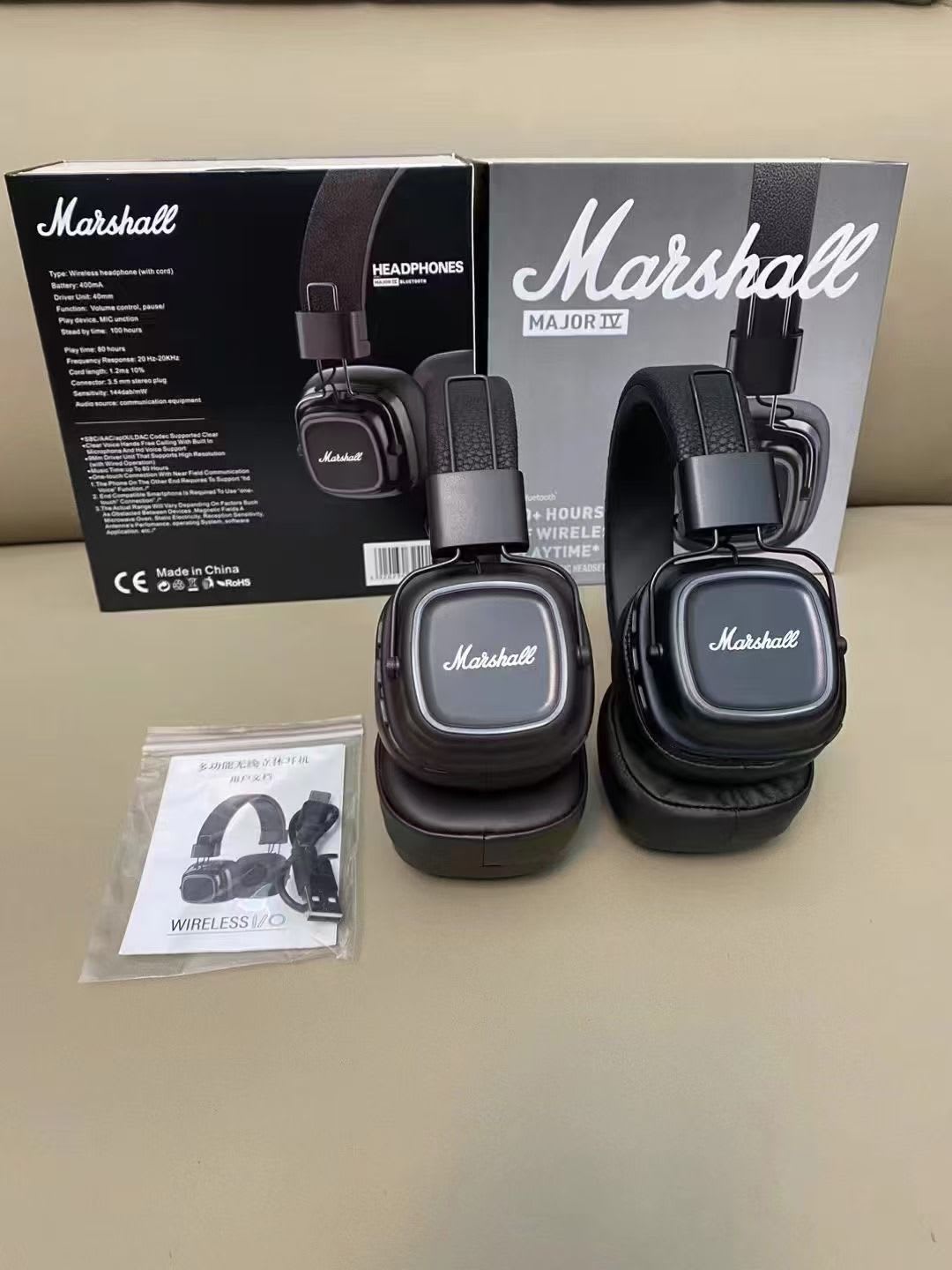 HEADPHONE WIRELESS MARSHALL MAJOR 4