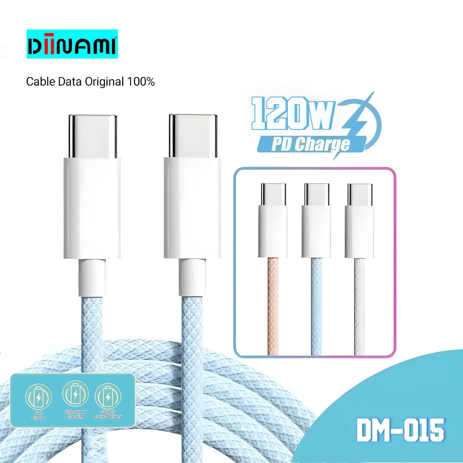 KABEL DATA DIINAMI DM-015 120W FAST CHARGING