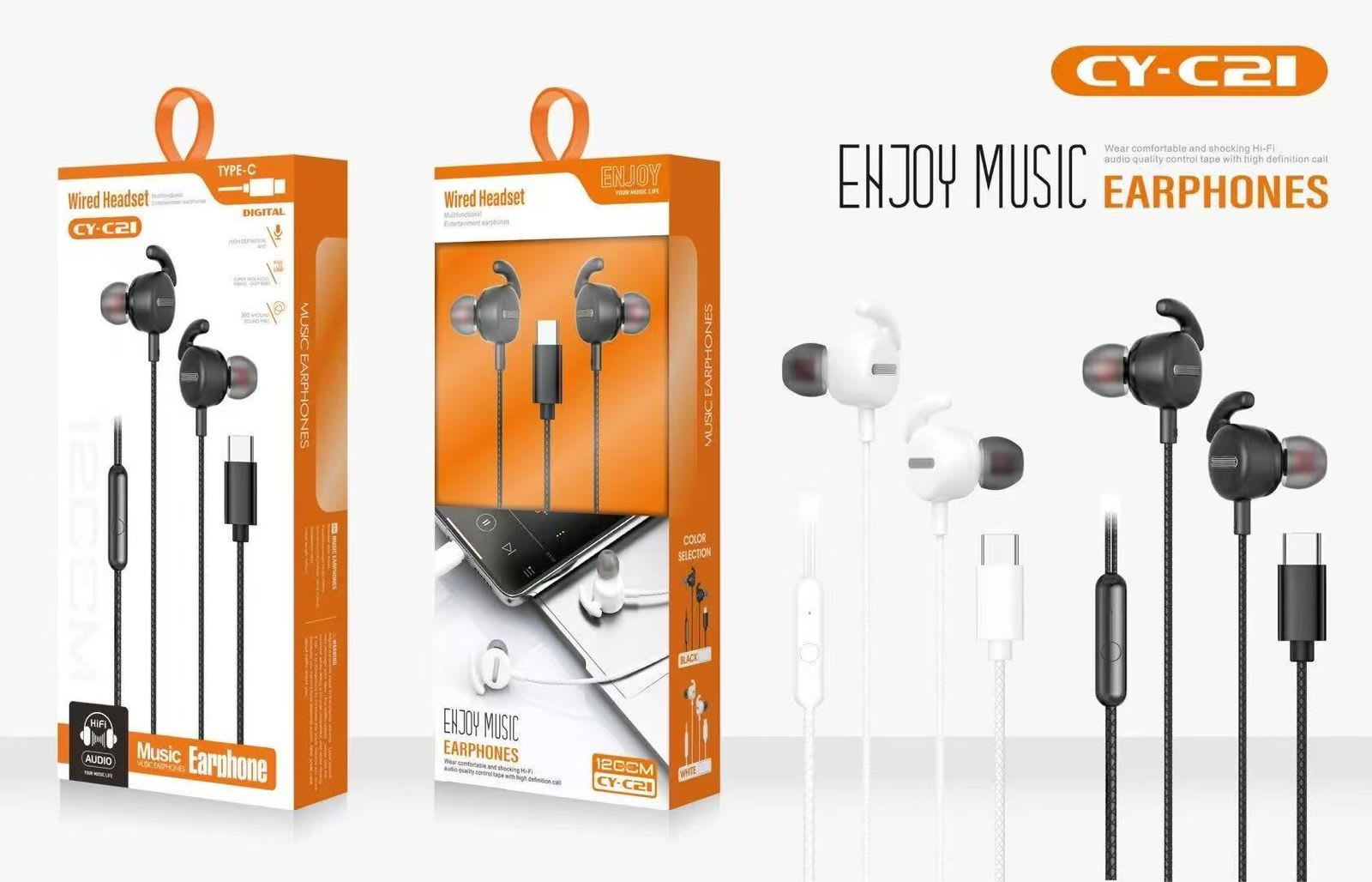 HANDSFREE TYPE C UNIVERSAL CY-C21