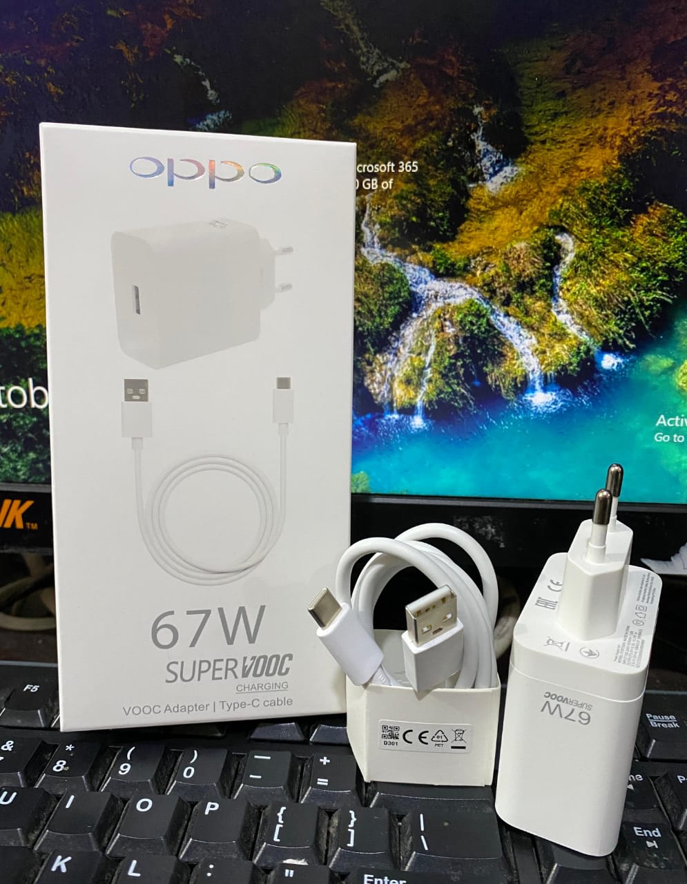 CHARGER OPPO 67W SUPER VOOC TYPE C PACK