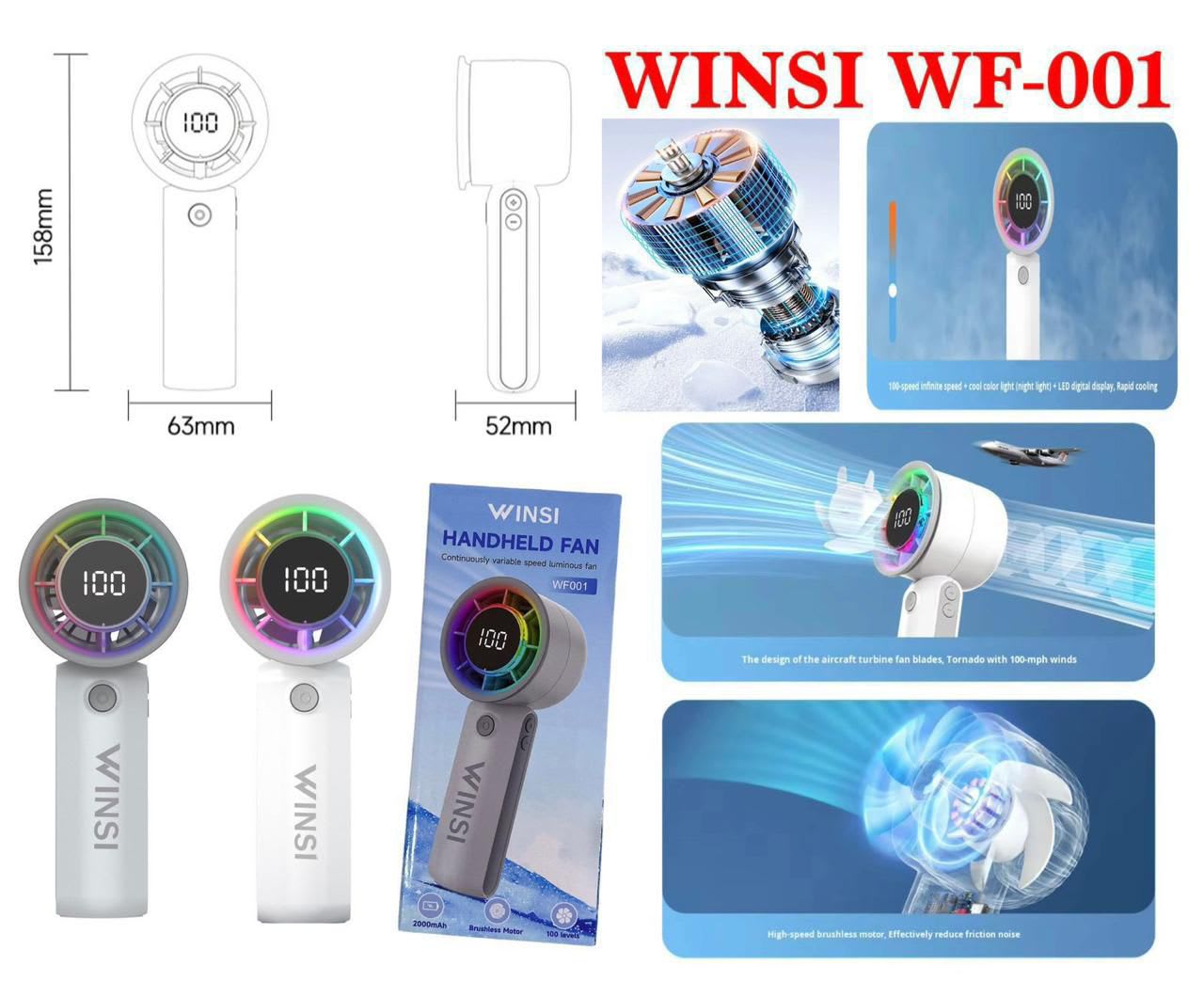KIPAS WINSI RGB WF- 001