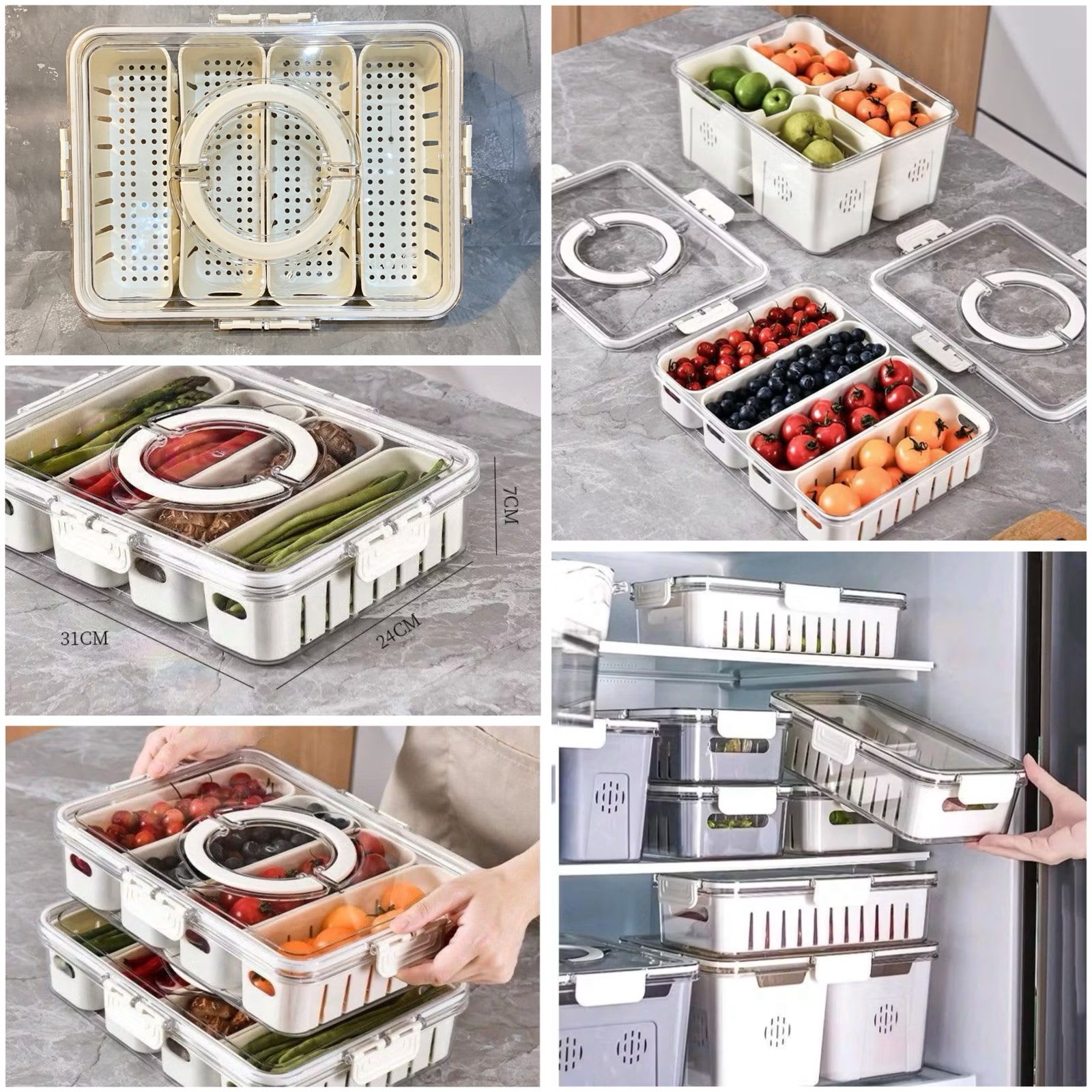 FOOD CONTAINER BESAR 4 KOTAK