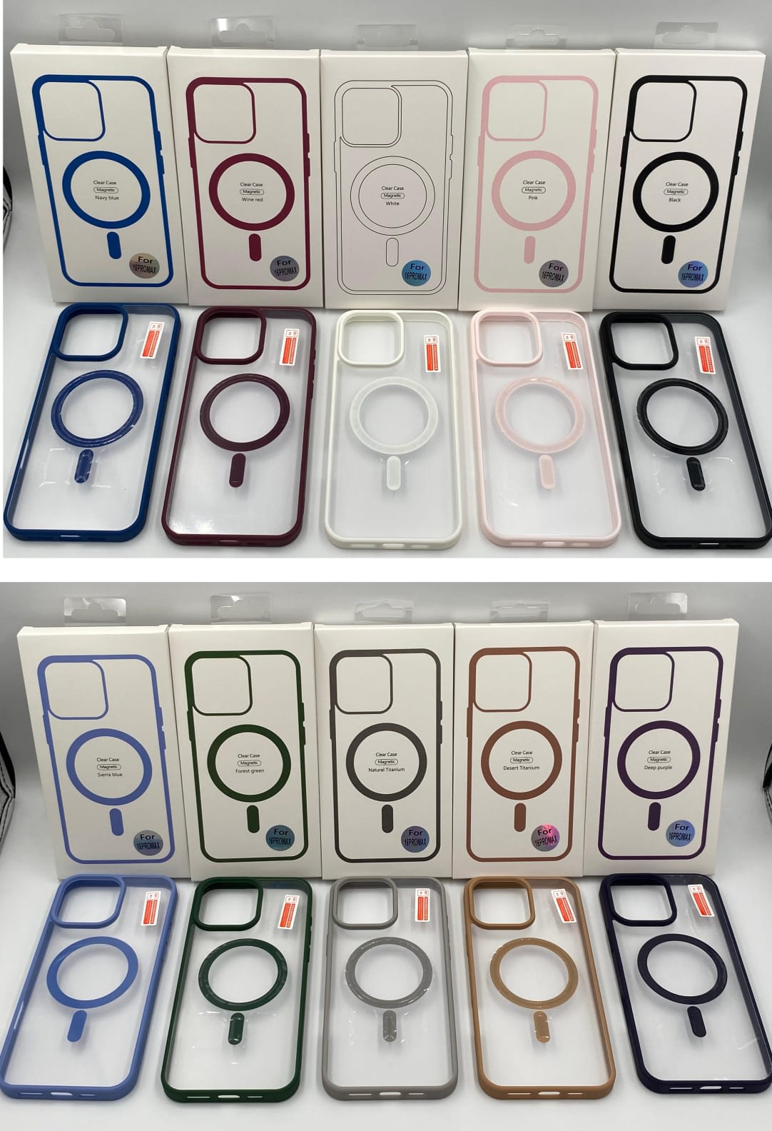 CLEAR CASE MAGSAFE WARNA PREMIUM