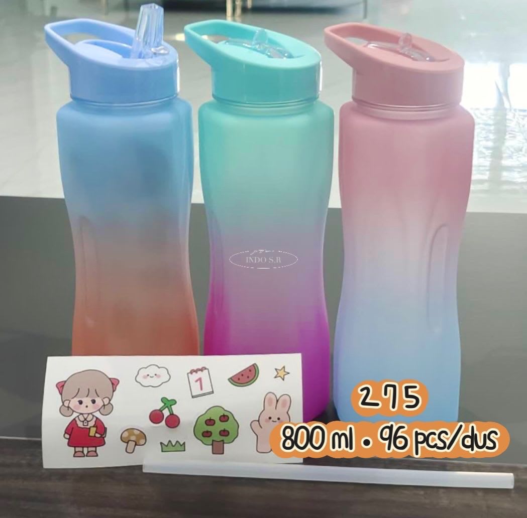 BOTOL MINUM 800ML + STICKER KODE 275