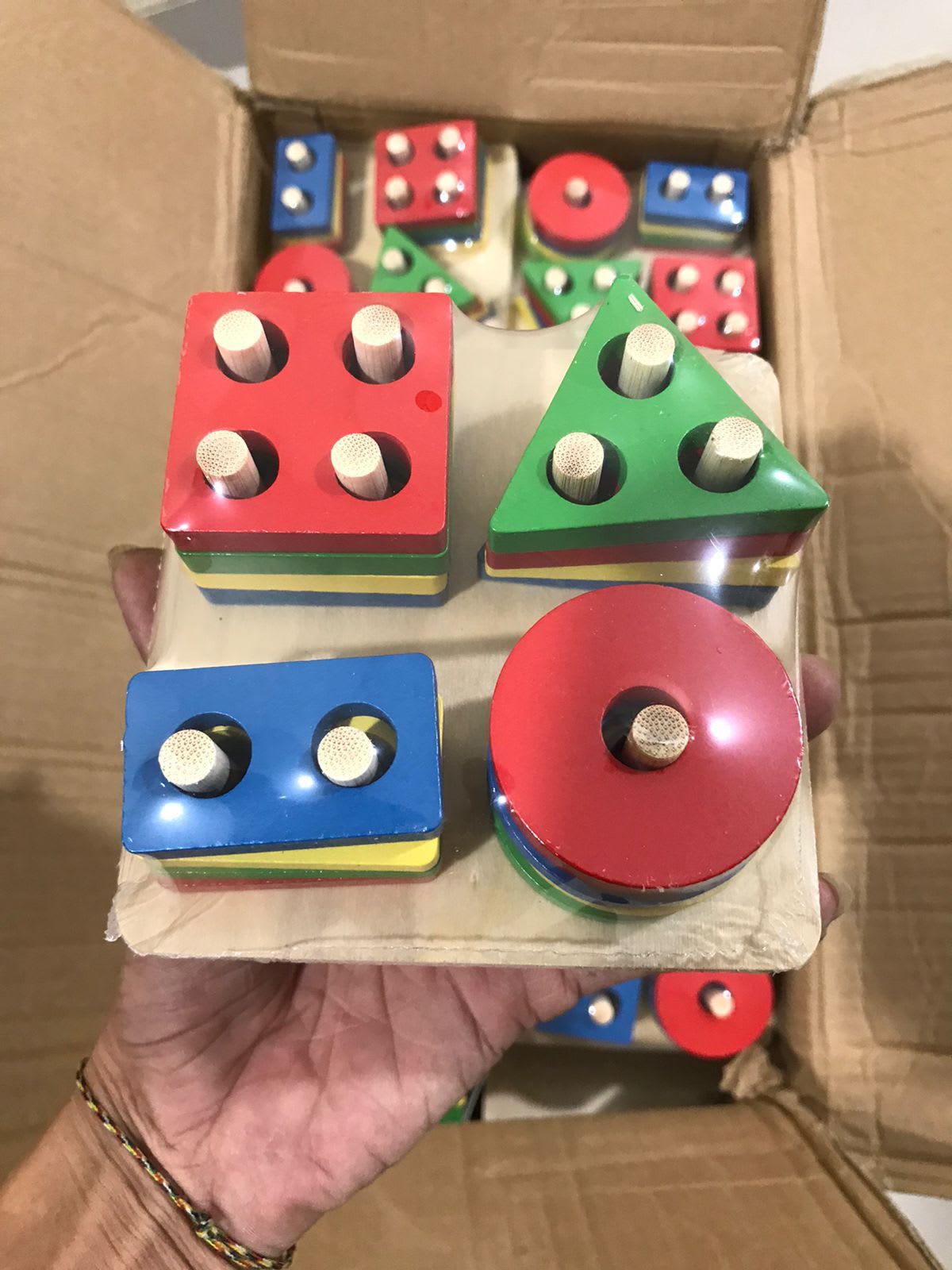 MAINAN EDUKASI ANAK KAYU BASIC SHAPE 5 GEO / F302