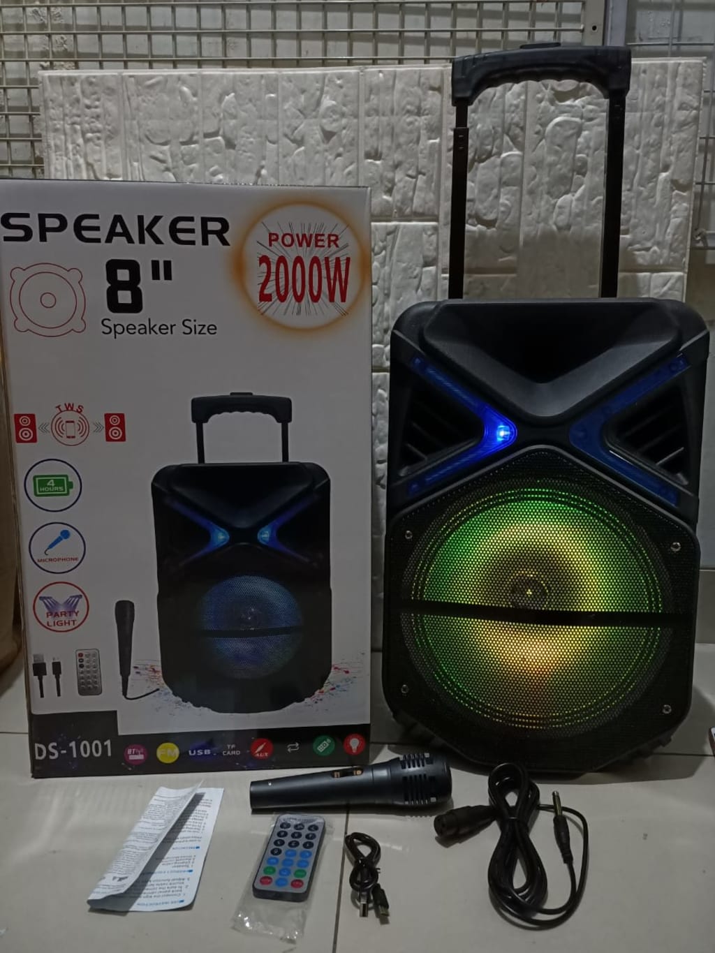 SPEAKER BLUETOOH DS-1001 di qeong.com