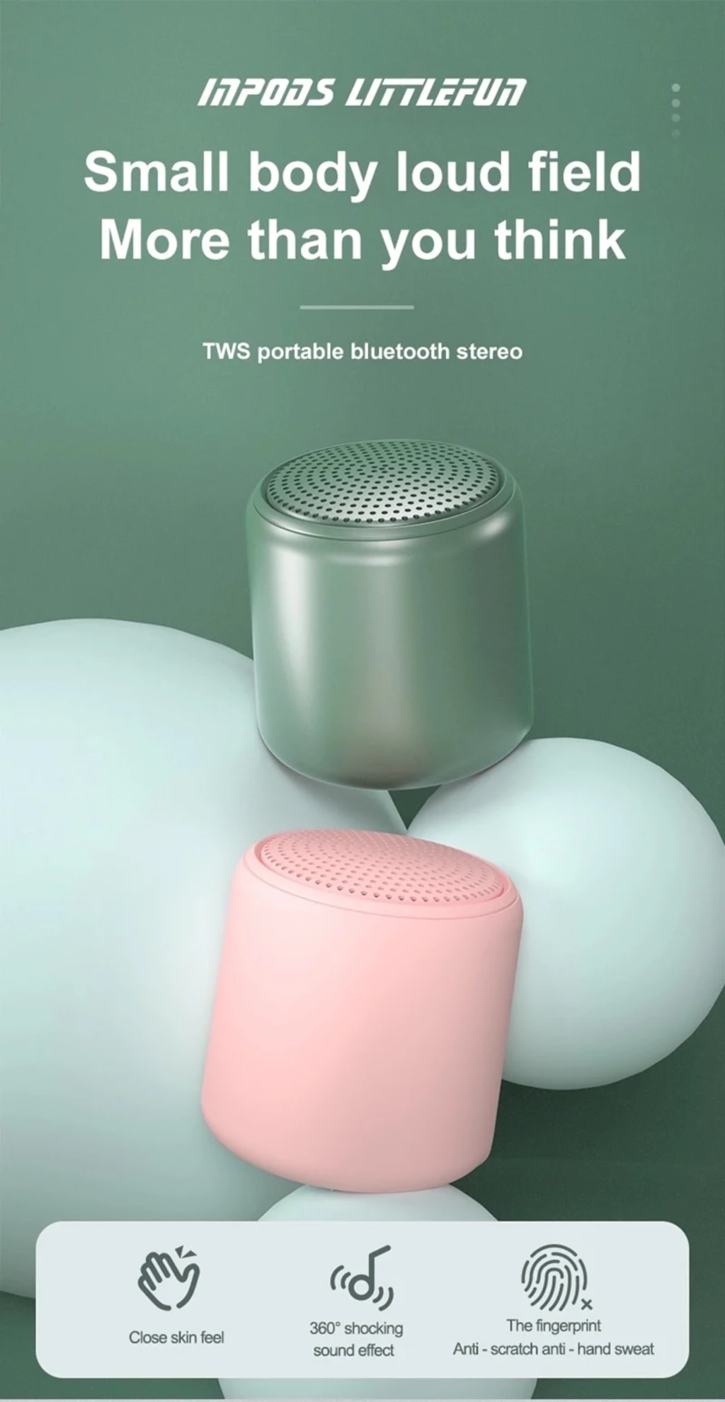 SPEAKER BLUETOOTH MACARON di qeong.com