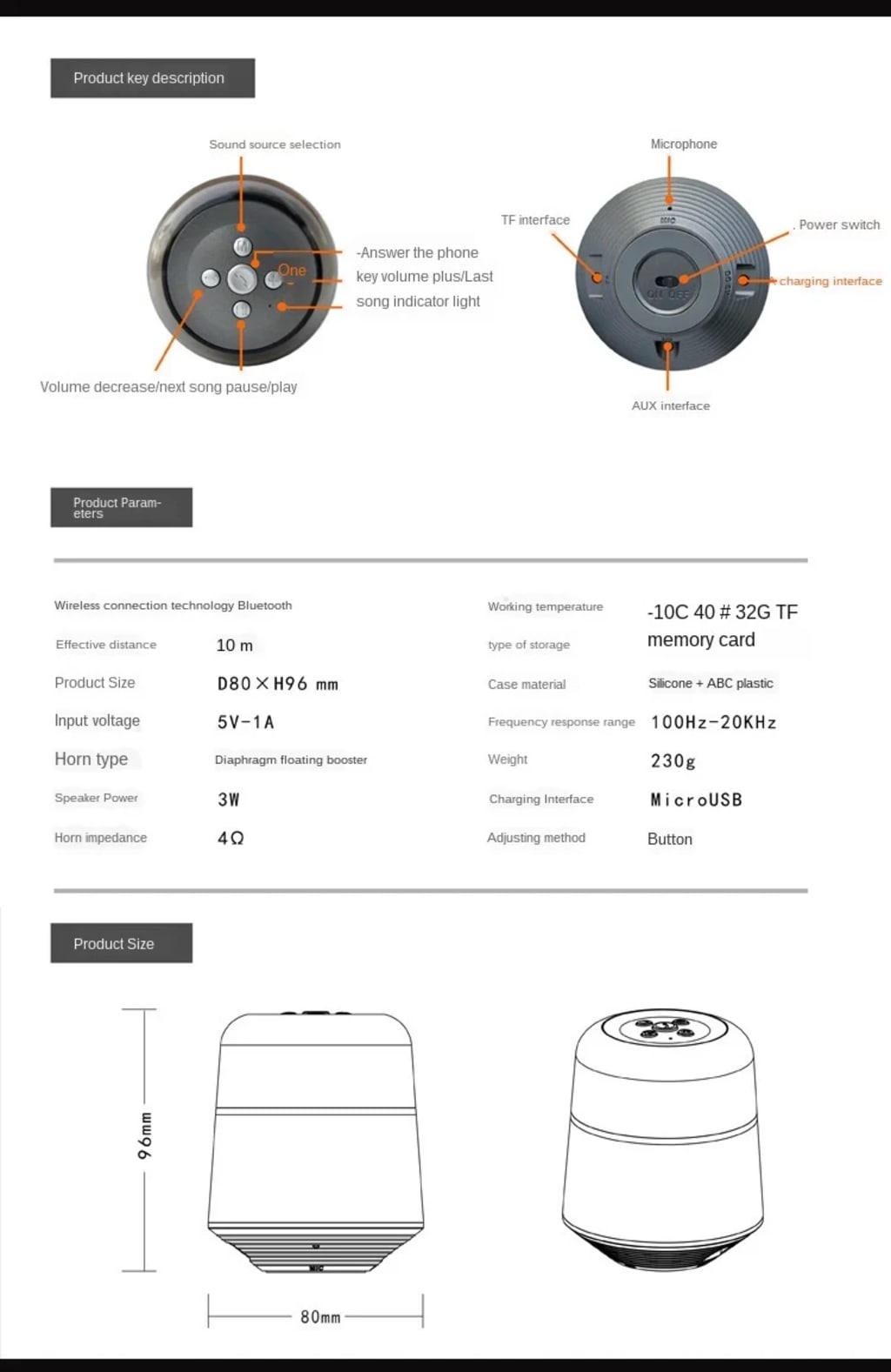 SPEAKER BLUETOOTH PORTABLE A68/SK50 di qeong.com