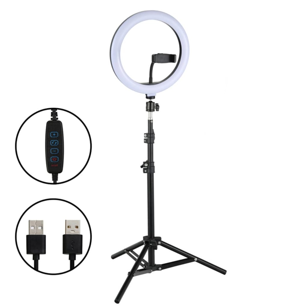 TRIPOD 2,1 METER + RING LED di qeong.com