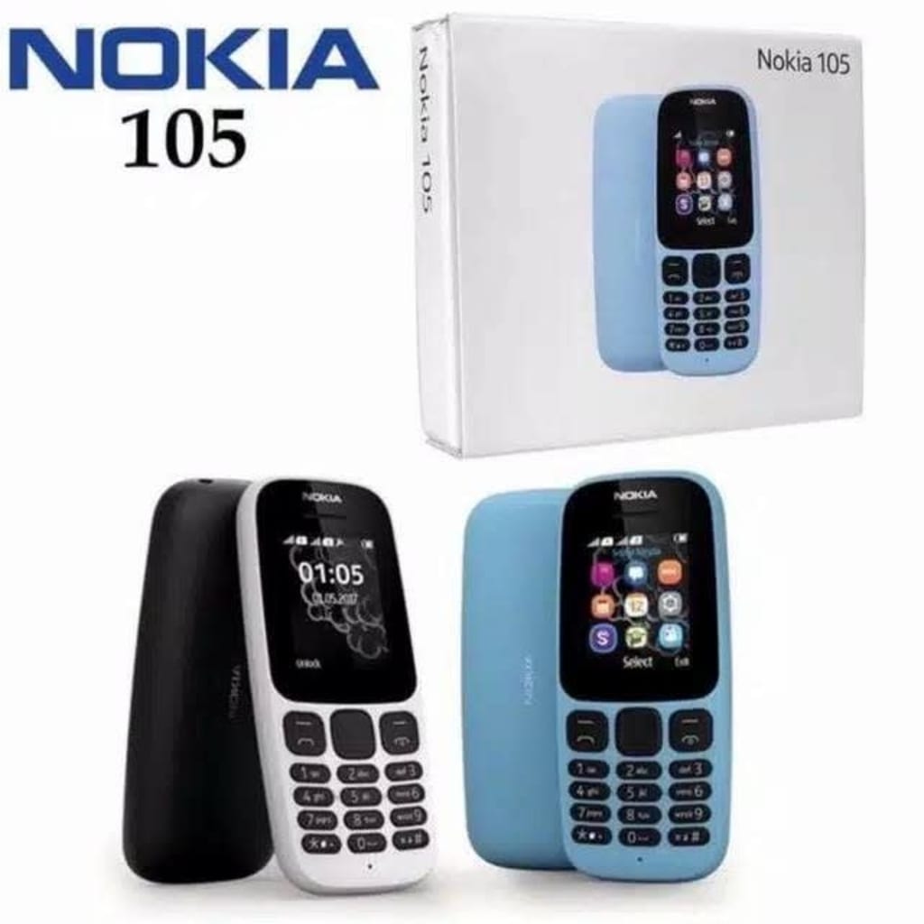 HANDPHONE NOKIA 105 DUAL SIM di qeong.com