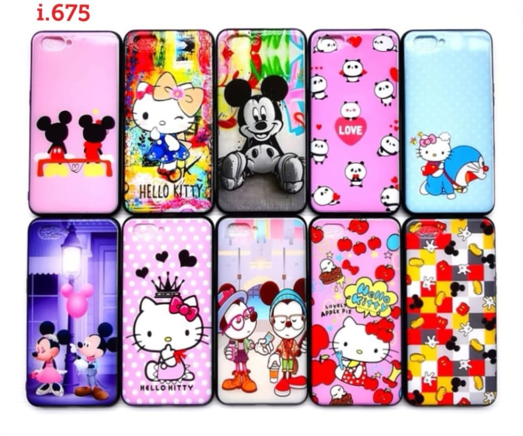 SOFTCASE MOTIF HELLO KITTY - I675 di qeong.com