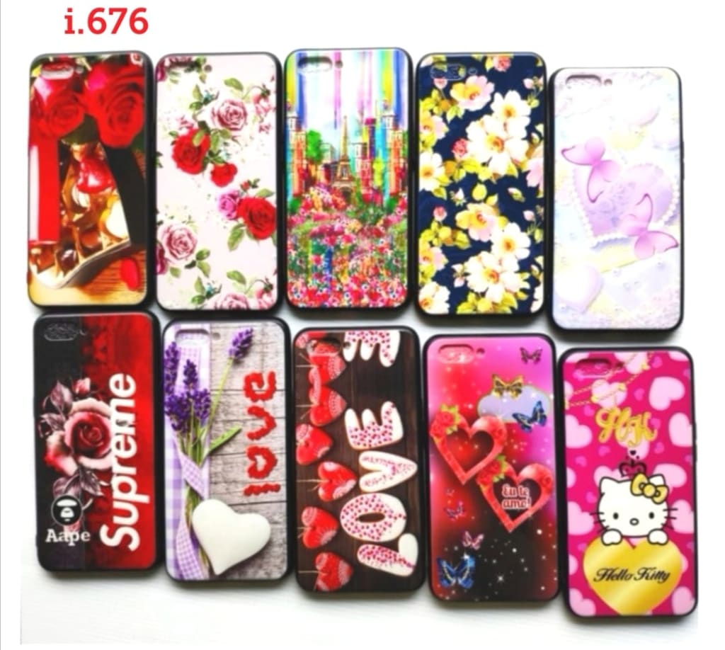 SOFTCASE MOTIF BUNGA - I676 di qeong.com