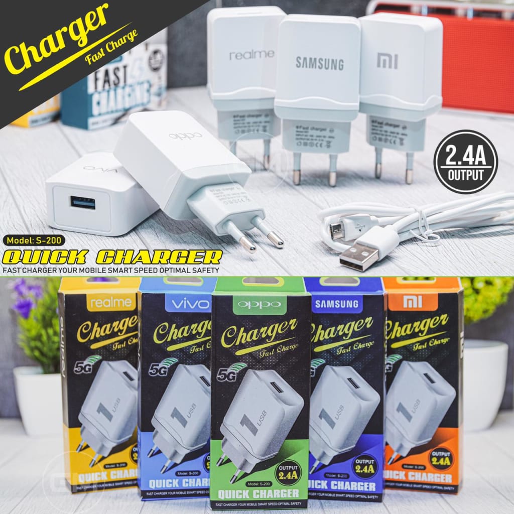 Charger Branded S-200 2.4A di qeong.com