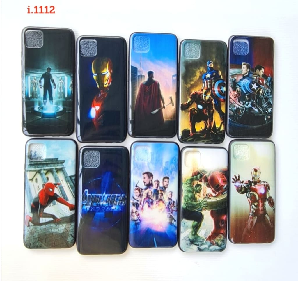 SOFTCASE MOTIF SPIDER MAN - I1112 di qeong.com