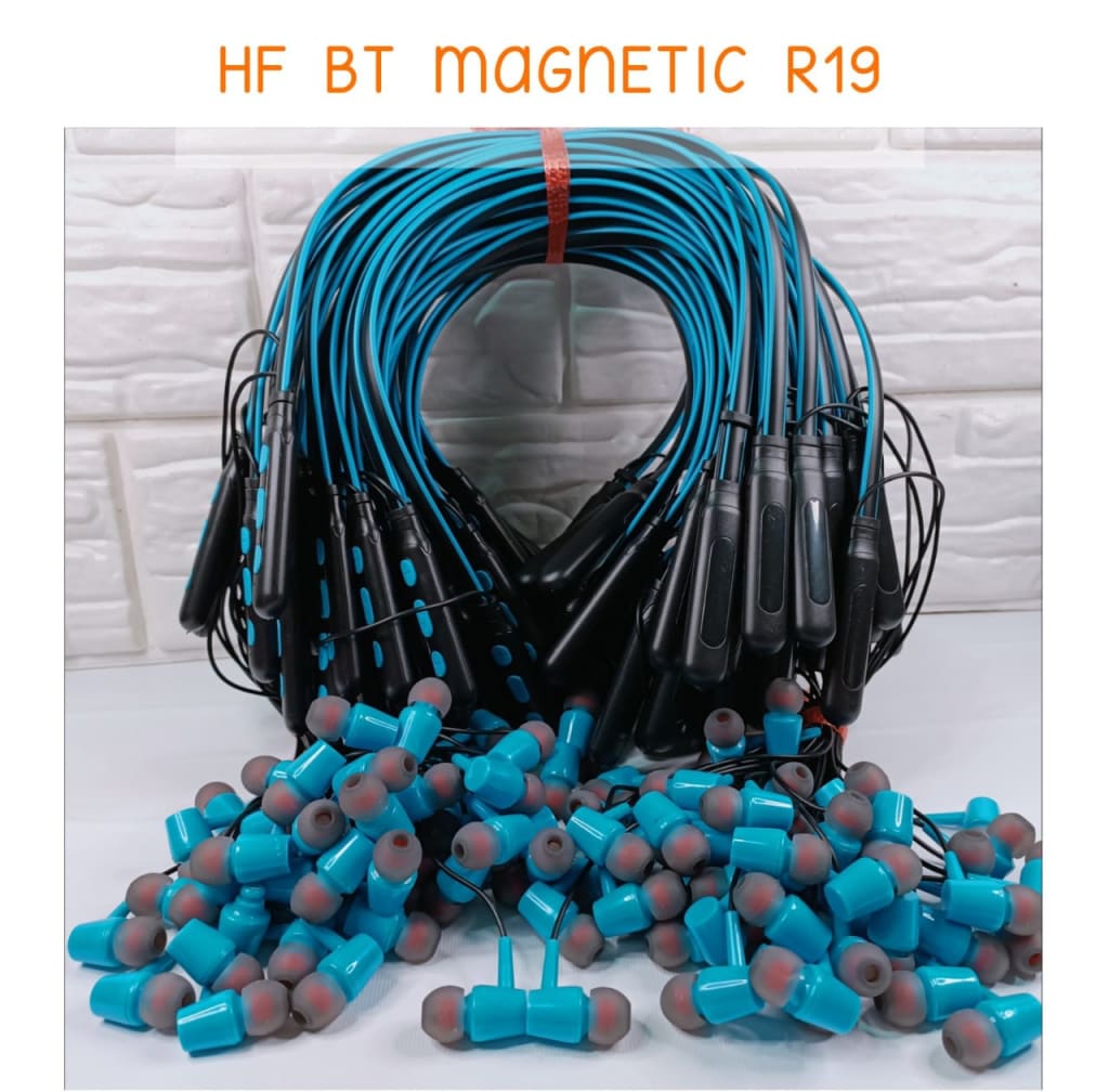 HANDSFREE BLUETOOH MAGNETIC R-19 - NON PACKING di qeong.com