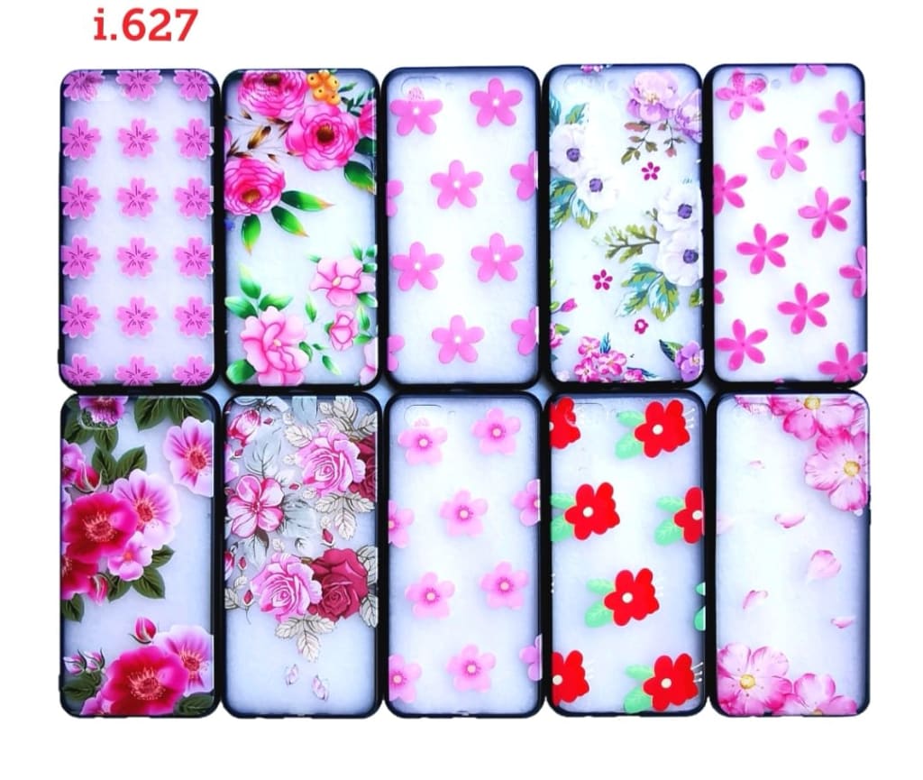 SOFTCASE MOTIF BUNGA - I627 di qeong.com