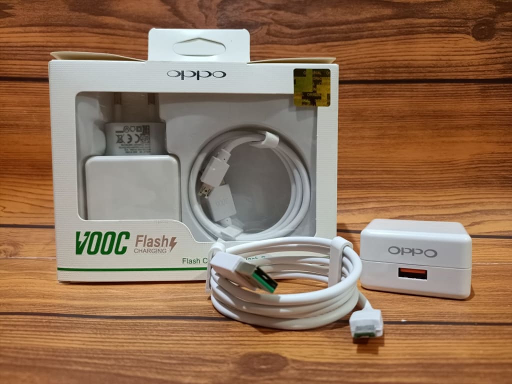 TC VOOC OPPO R15 ORI / TRAVEL CHARGER di qeong.com