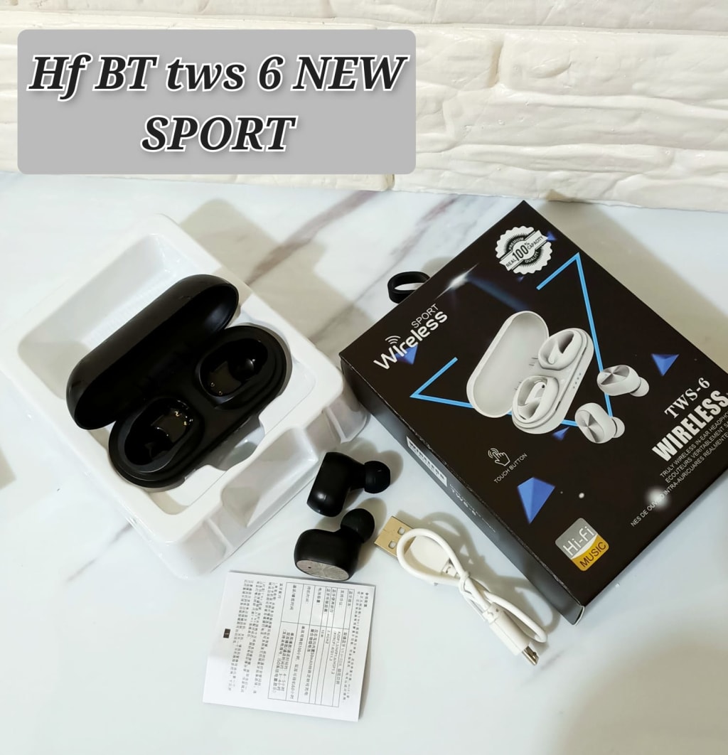 HF BT TWS 6 NEW SPORT / HANDSFREE BLUETOOTH di qeong.com