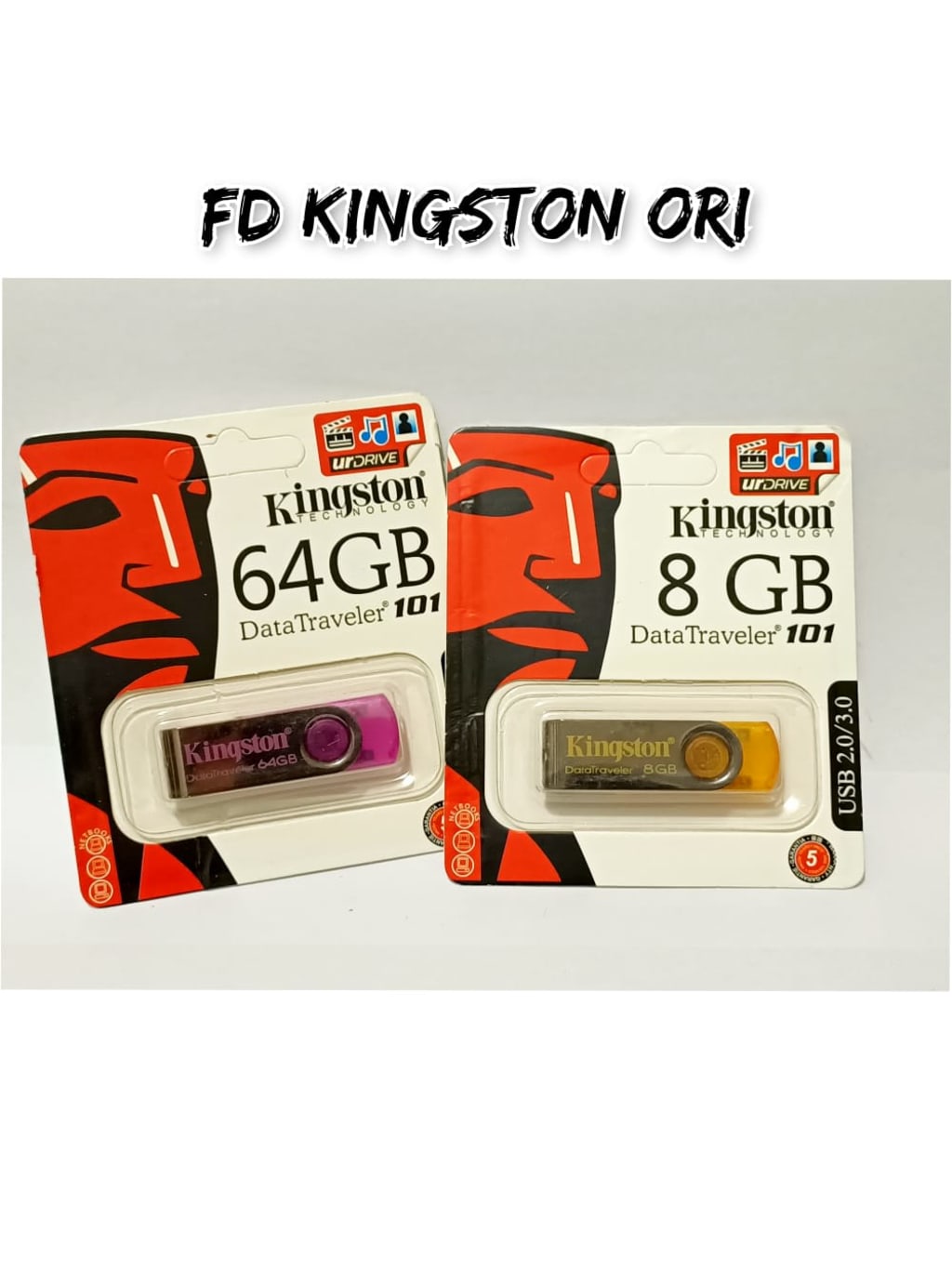 FLASDISK KINGSTON ORI 99% pack press di qeong.com