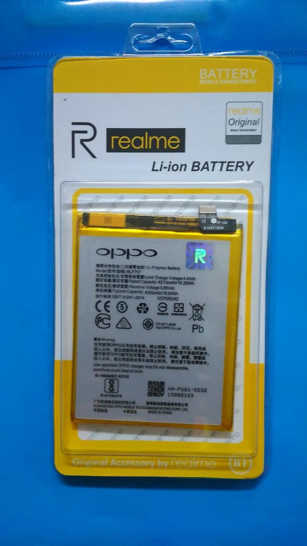 BATTERY REALME (PACKING) di qeong.com