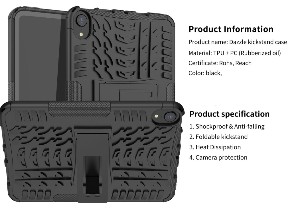 Case Rugged Armor Stand / Hybrid / Dazzle Cover Bahan Tebal dan Kuat Cocok Untuk Anak Kecil / Kerja di Lapangan di qeong.com