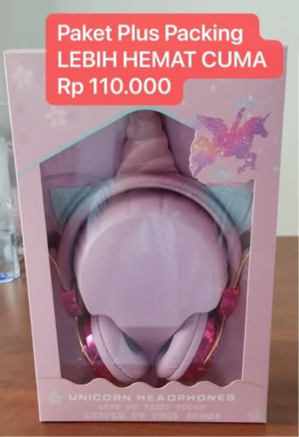 HGM-012 SOHA Headset Bando Cute Unicorn SWAROVSKI DIAMOND Kabel Headphone Microphone Earphone Music Stereo Design kuda poni Untuk Anak Belajar Online di qeong.com