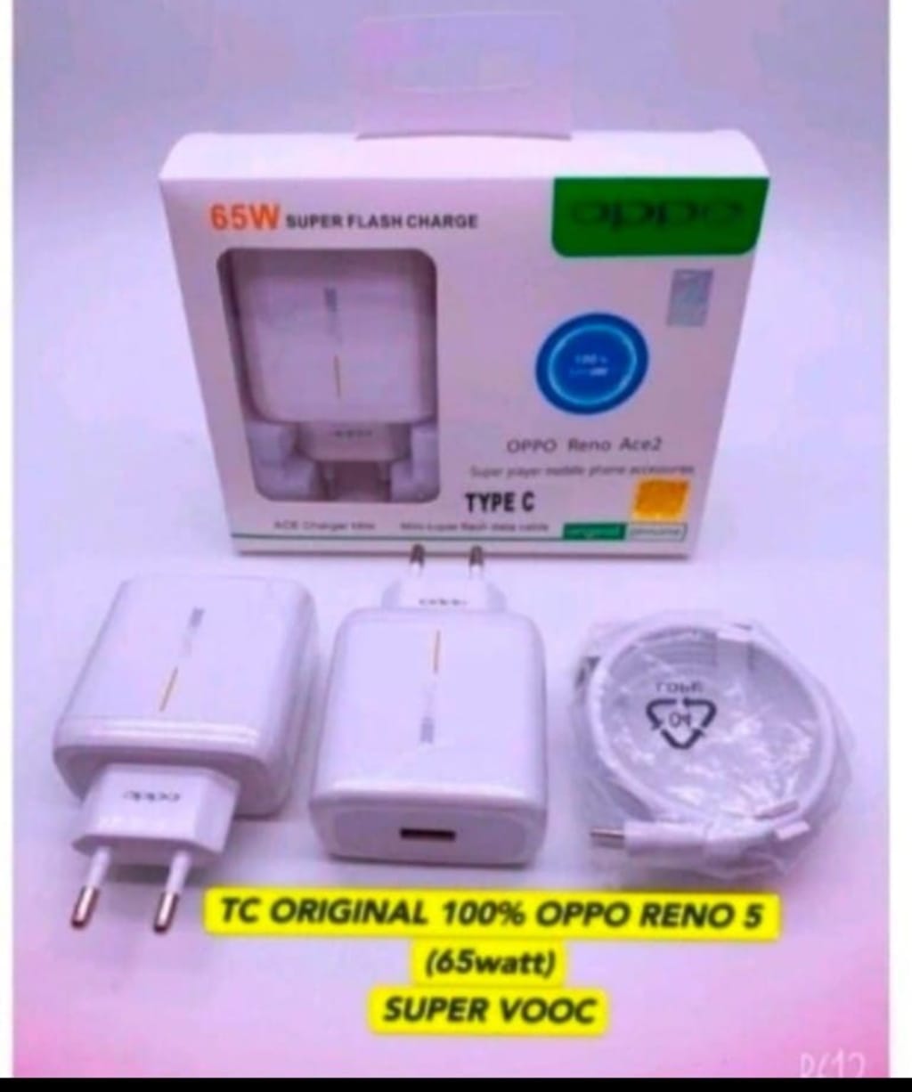 TC ORIGINAL RENO 6 65W / TRAVEL CHARGER di qeong.com