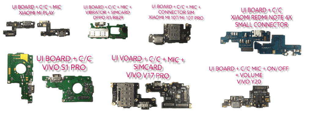 UI BOARD + CONNECTOR CHARGER di qeong.com UI BOARD + CONNECTOR CHARGER di qeong.com