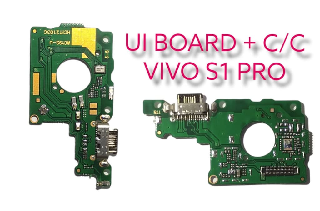 UI BOARD + CONNECTOR CHARGER di qeong.com