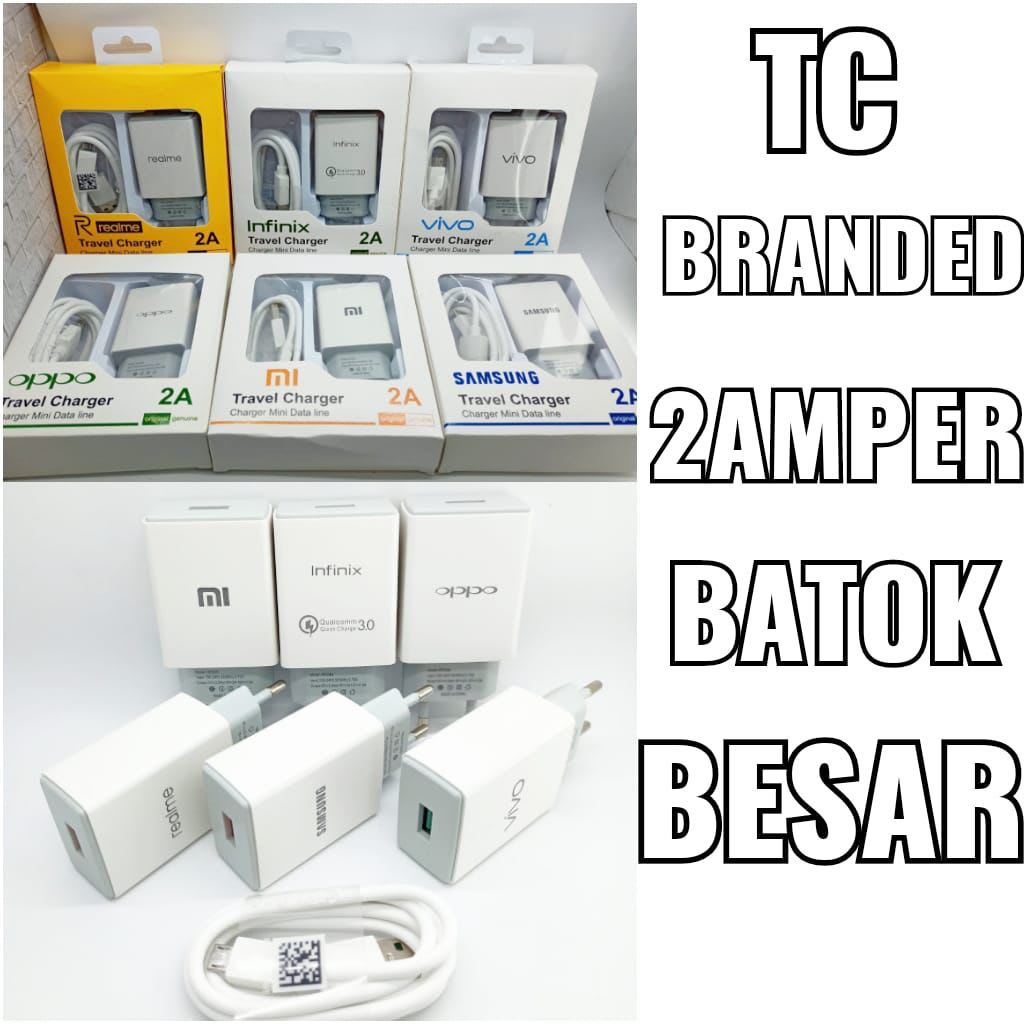 TRAVEL CHARGER AK933 2AMPERE (BATOK GEDE) di qeong.com