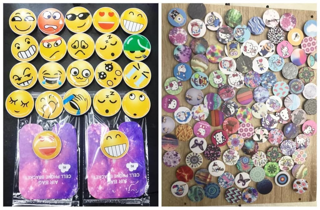 Pop socket Emoji di qeong.com